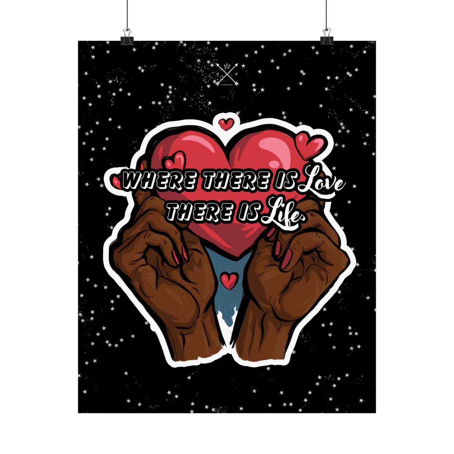 Love & Life Quote - Matte Vertical Posters
