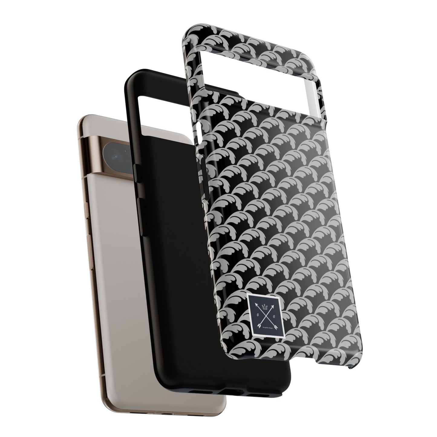Beautiful Beloved One Flourish (black/silver) - Tough Phone Cases