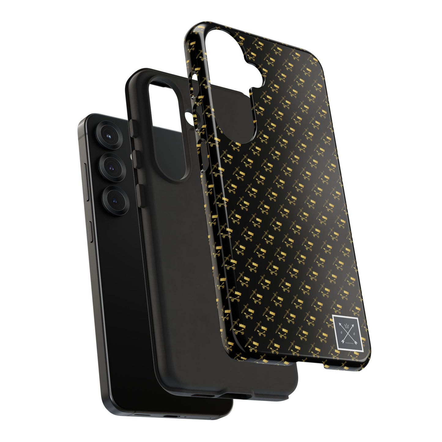 Gold and Bold Warrior Pattern - Tough Phone Cases