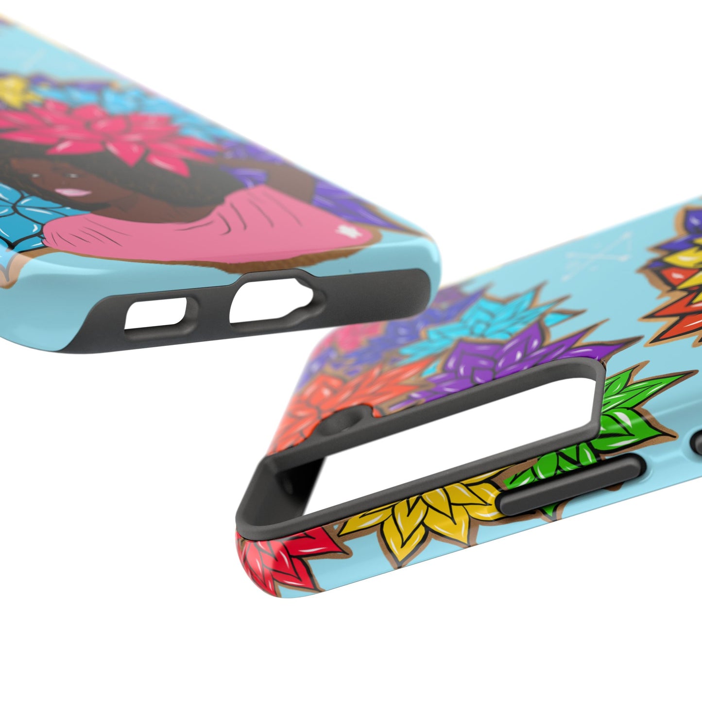 Beauty with Flowers - Tough Phone Cases