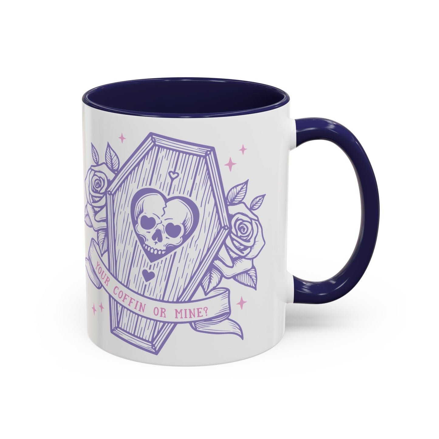 Your Coffin or Mine? - Accent Coffee Mug (11, 15oz)