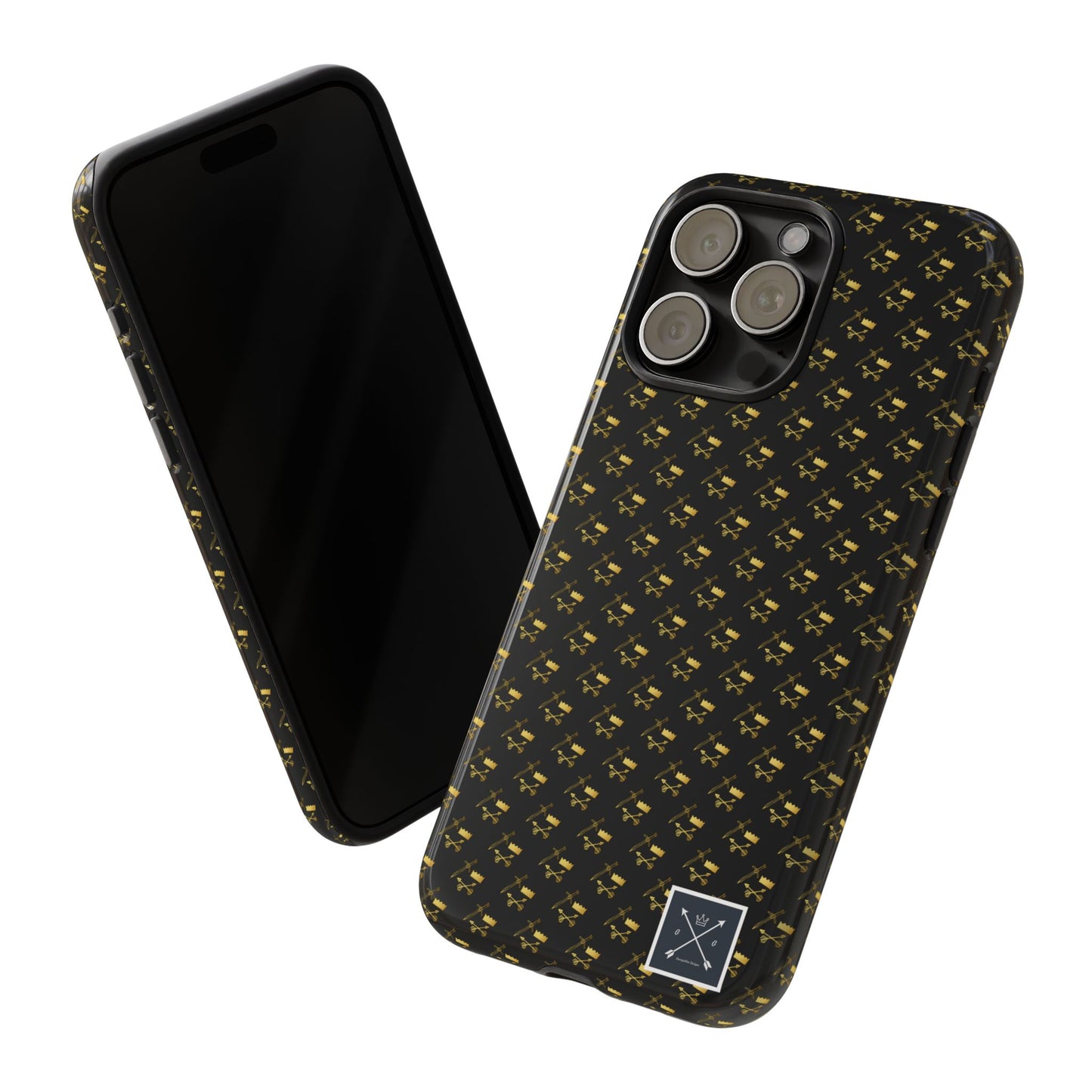 Gold and Bold Warrior Pattern - Tough Phone Cases