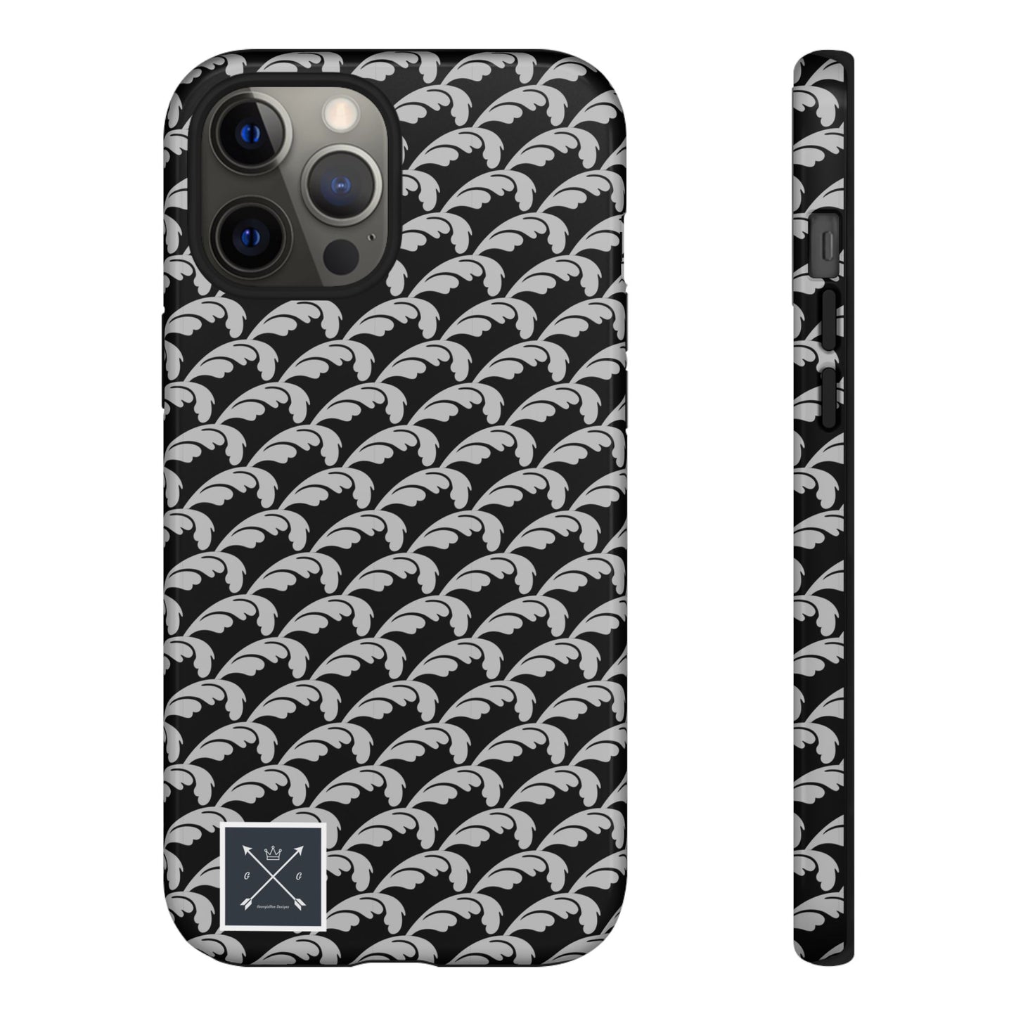 Beautiful Beloved One Flourish (black/silver) - Tough Phone Cases