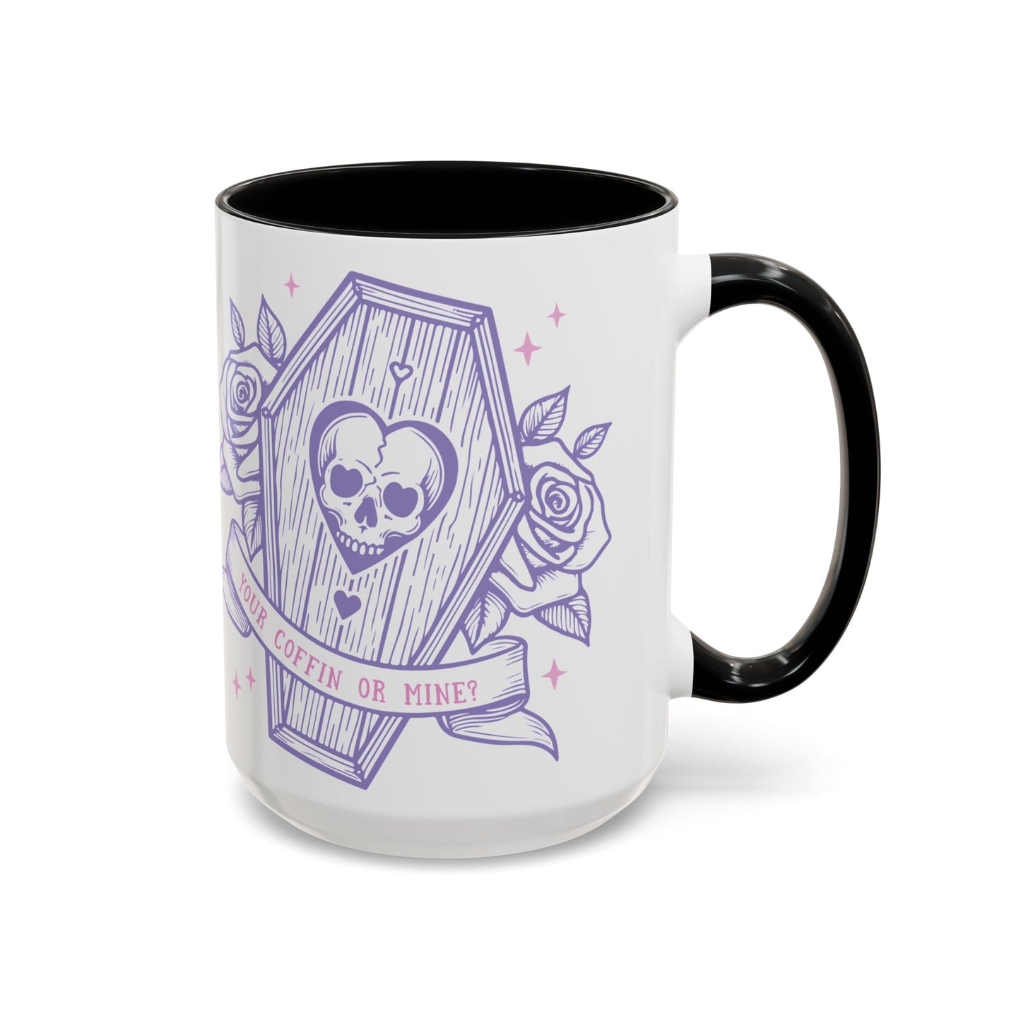 Your Coffin or Mine? - Accent Coffee Mug (11, 15oz)