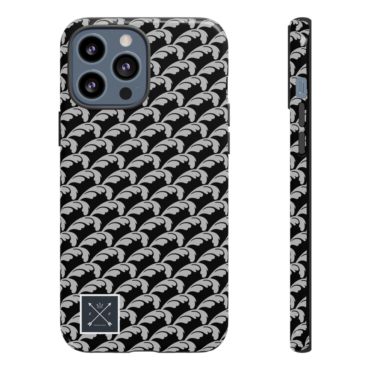 Beautiful Beloved One Flourish (black/silver) - Tough Phone Cases