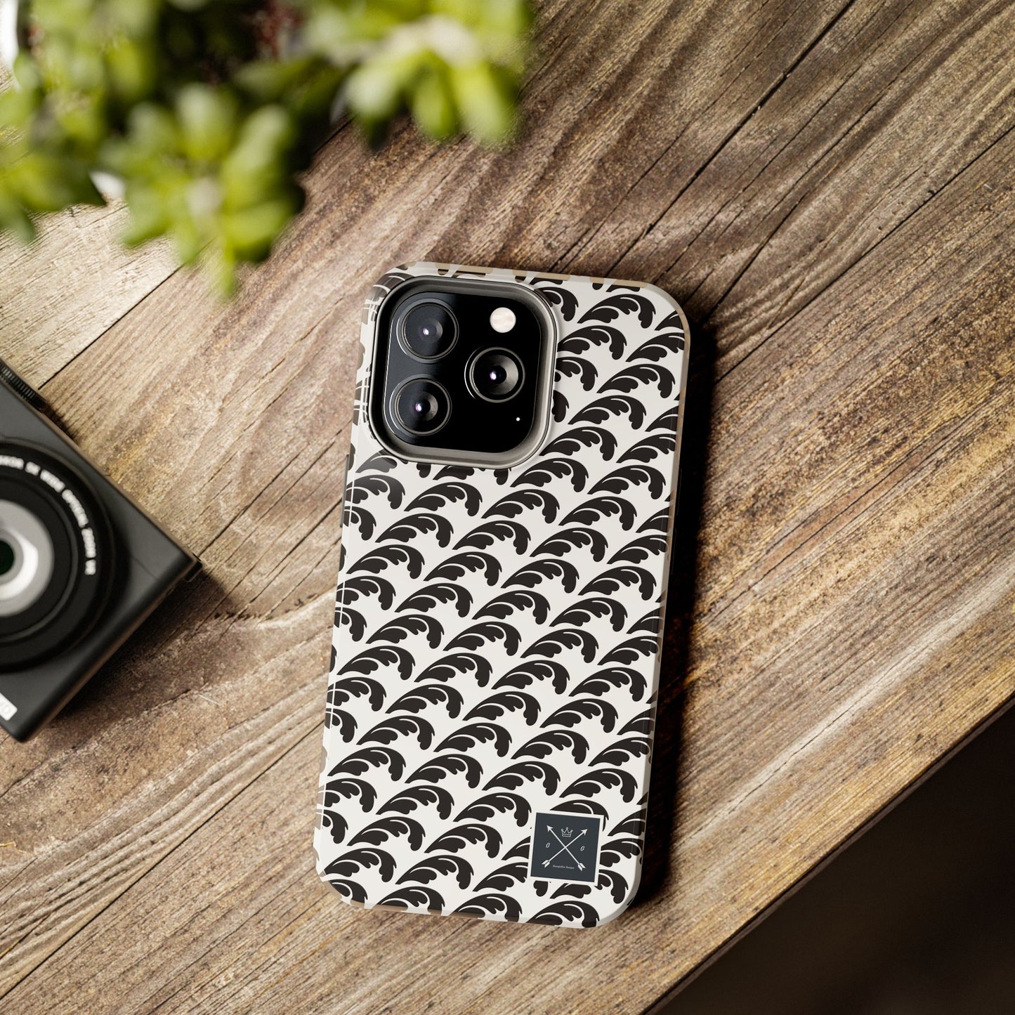 Beautiful Beloved One Flourish (black/white) - Tough Phone Cases
