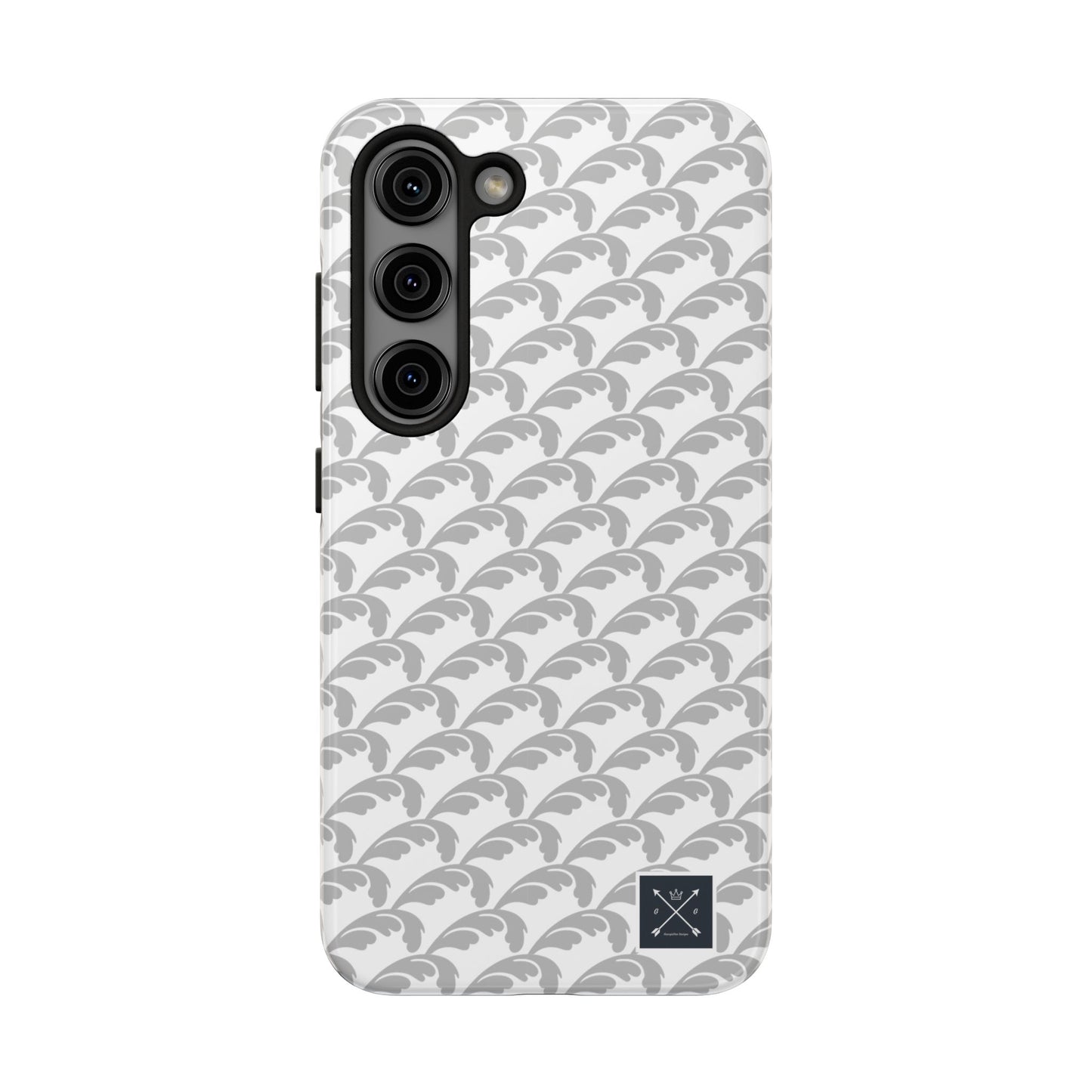 Beautiful Beloved Flourish (white/silver) - Tough Phone Cases