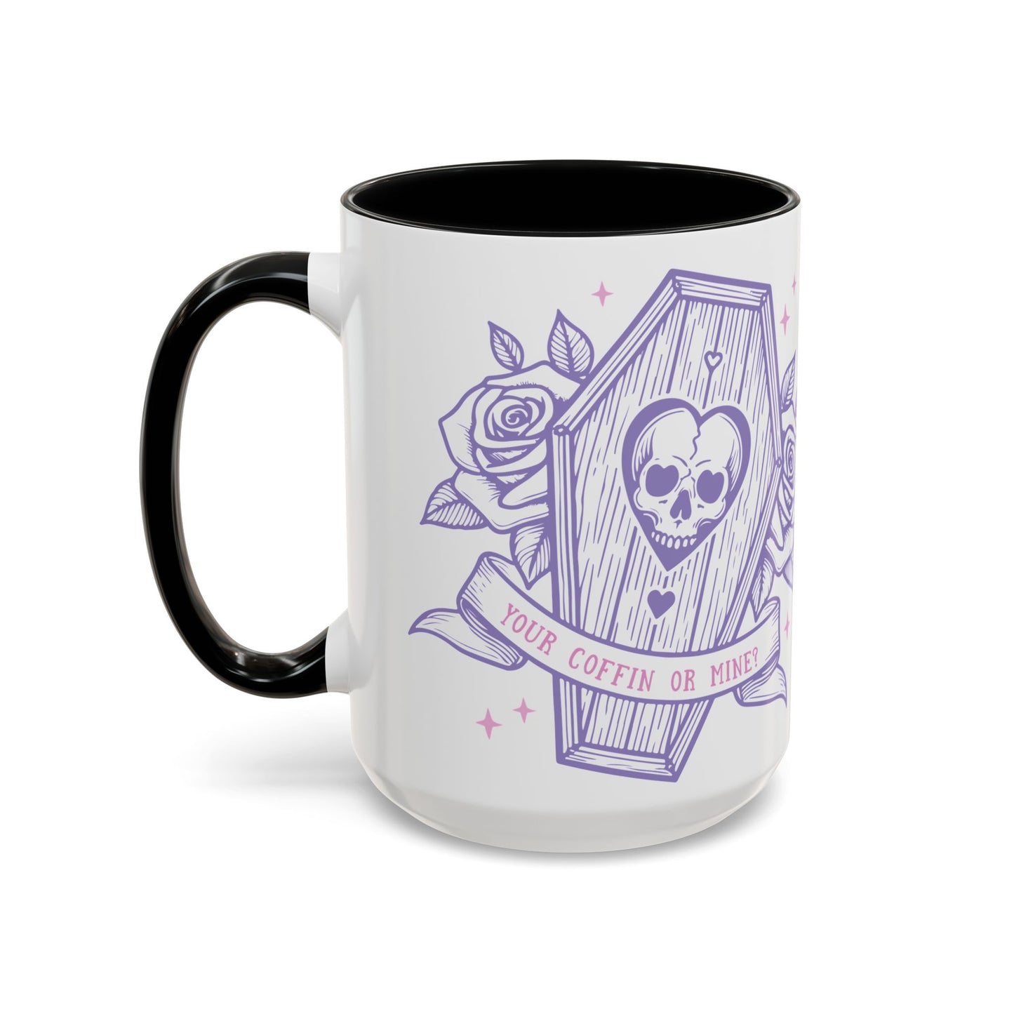 Your Coffin or Mine? - Accent Coffee Mug (11, 15oz)