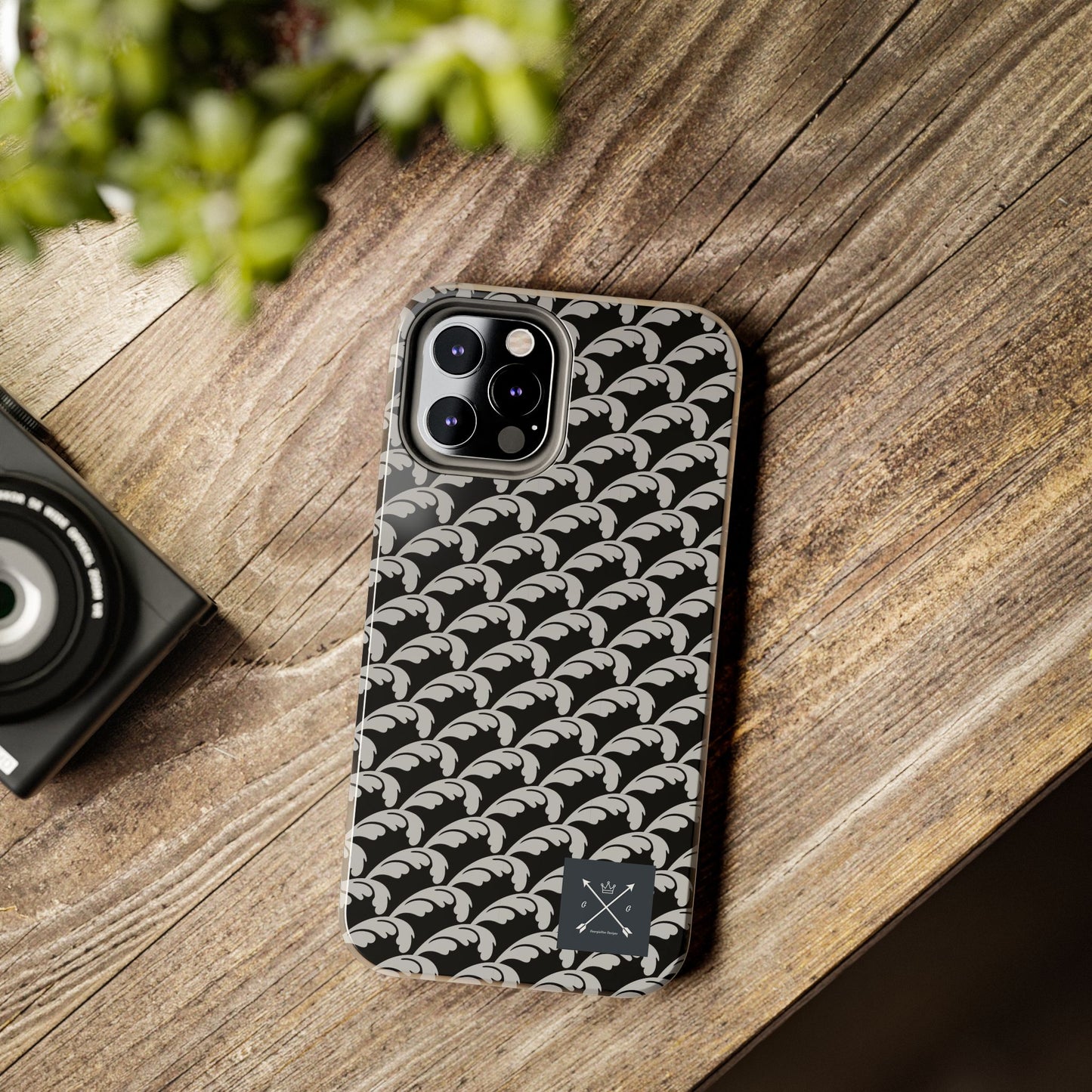 Beautiful Beloved One Flourish (silver/black) - Tough Phone Cases