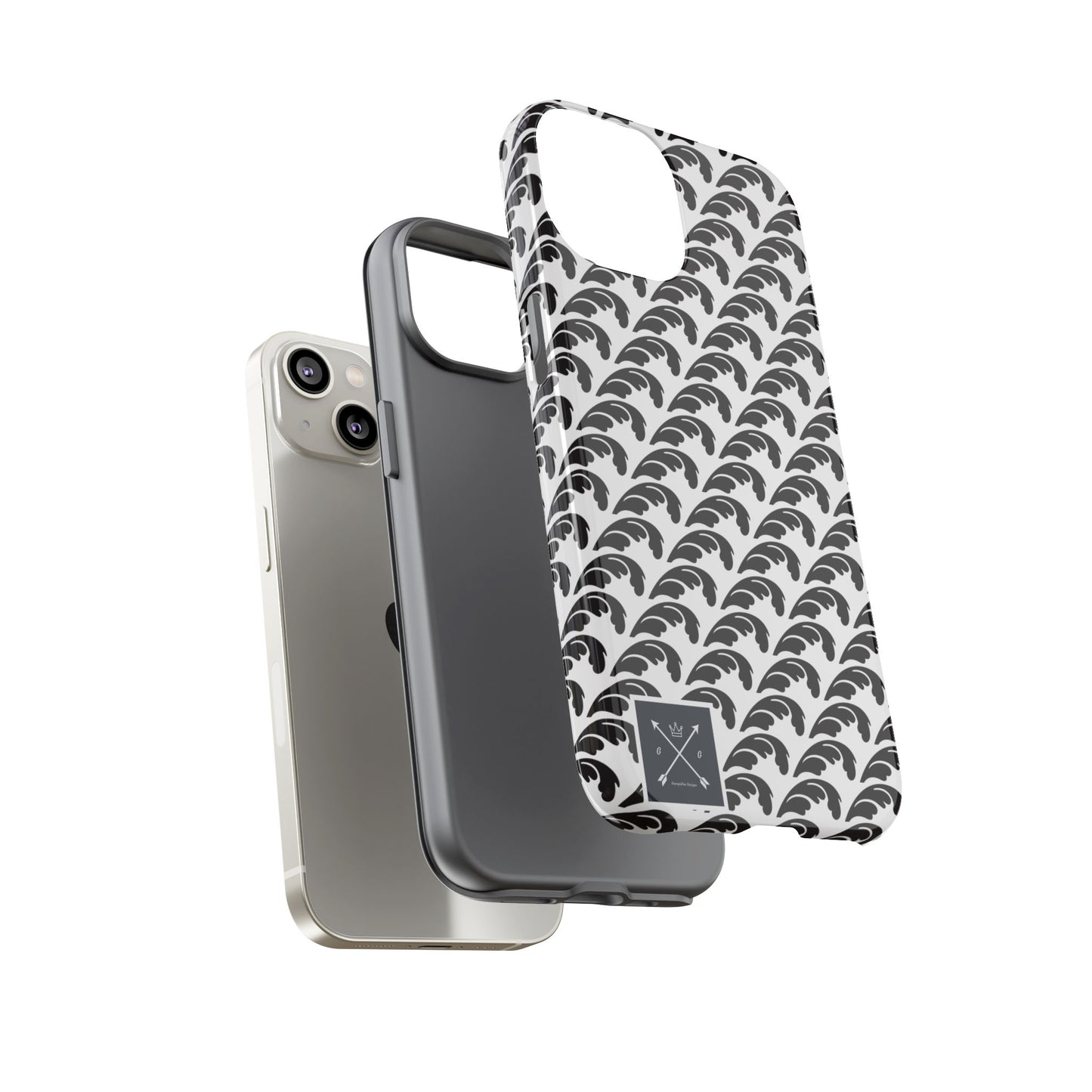 Beautiful Beloved One Flourish (black/white) - Tough Phone Cases