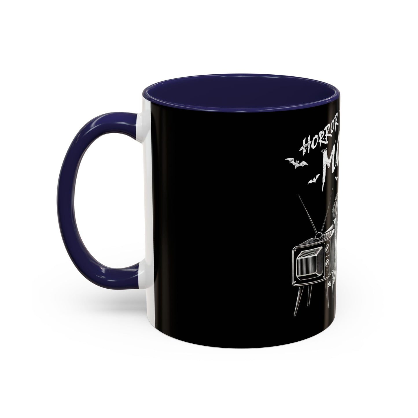 Horror Movies and Chill - Accent Coffee Mug (11, 15oz)