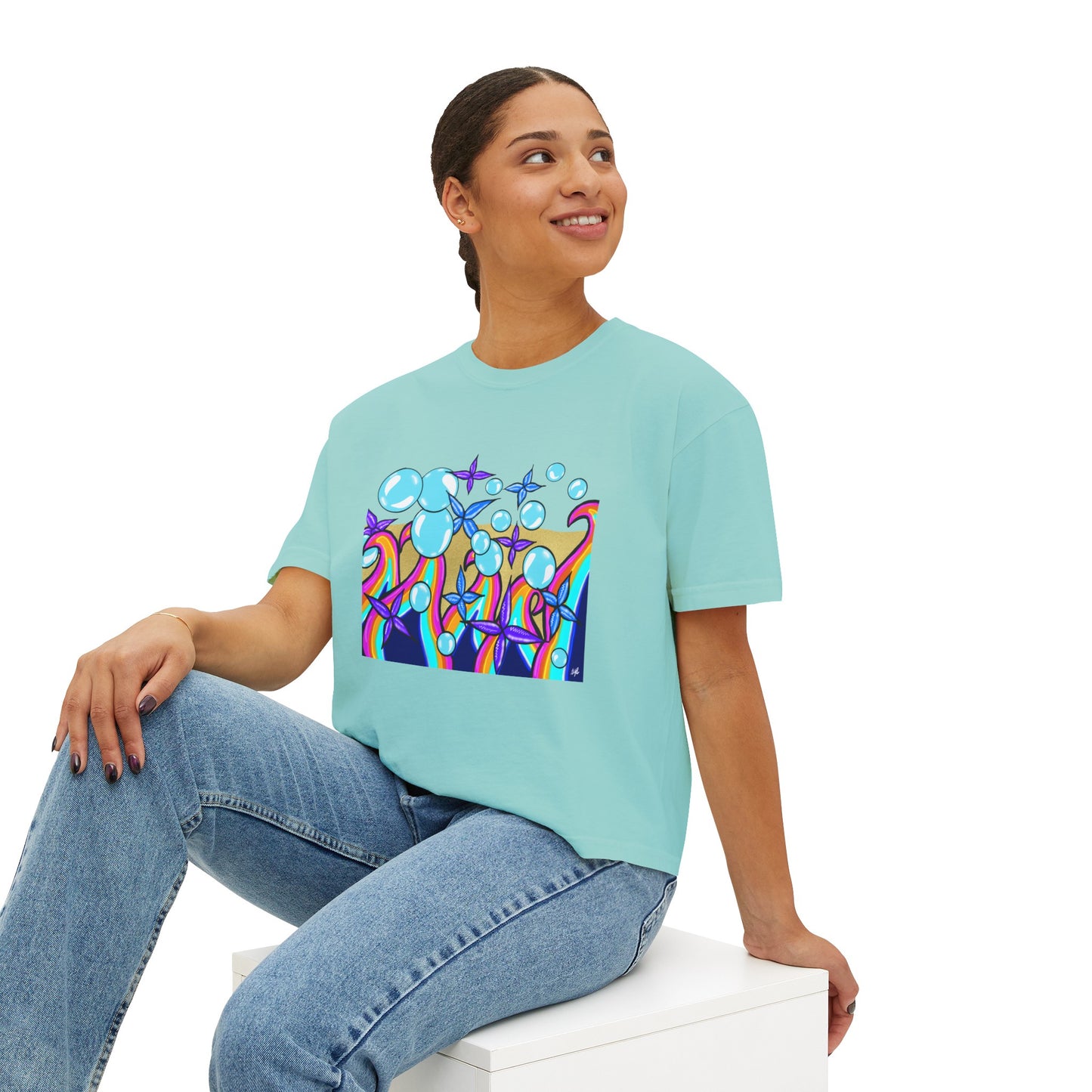 Bubble Rave - Women's Boxy Tee