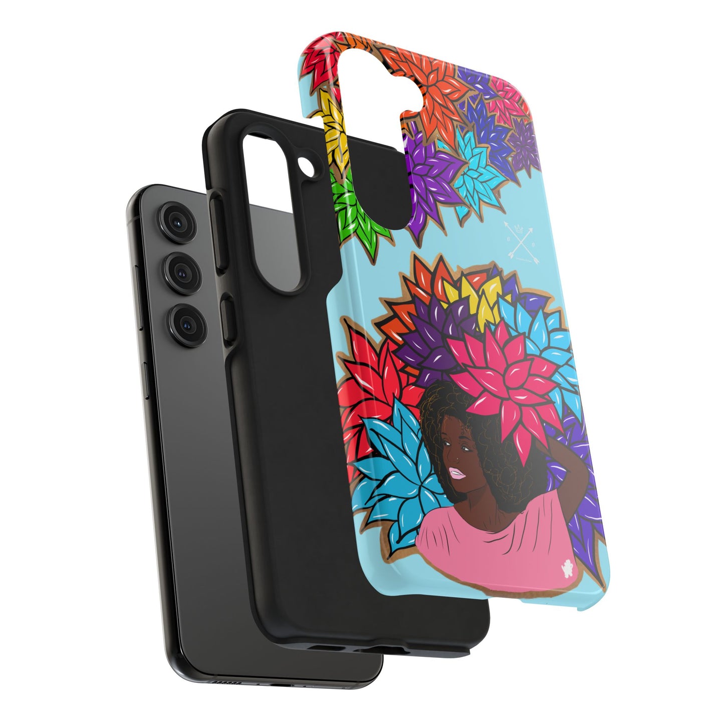 Beauty with Flowers - Tough Phone Cases