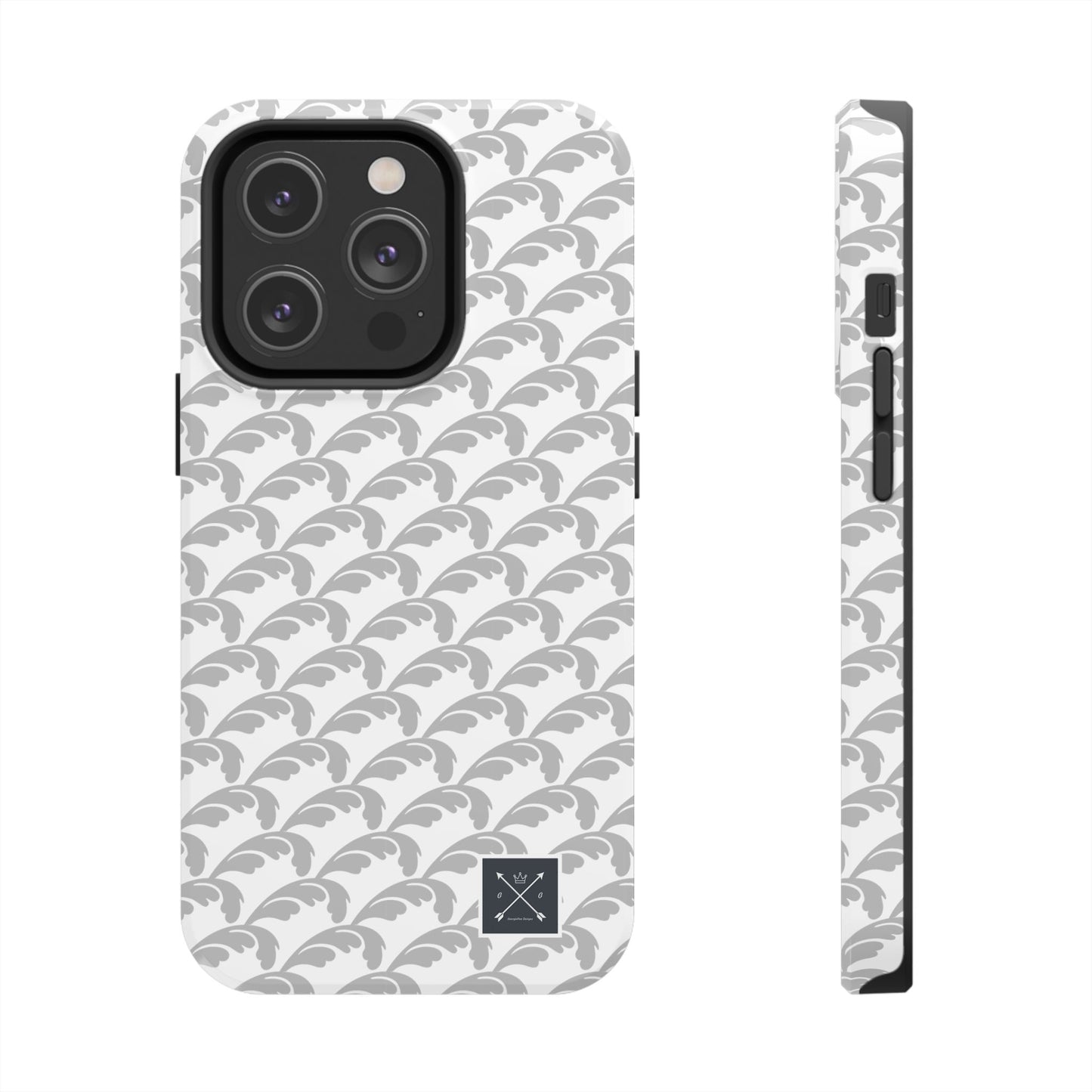 Beautiful Beloved Flourish (white/silver) - Tough Phone Cases