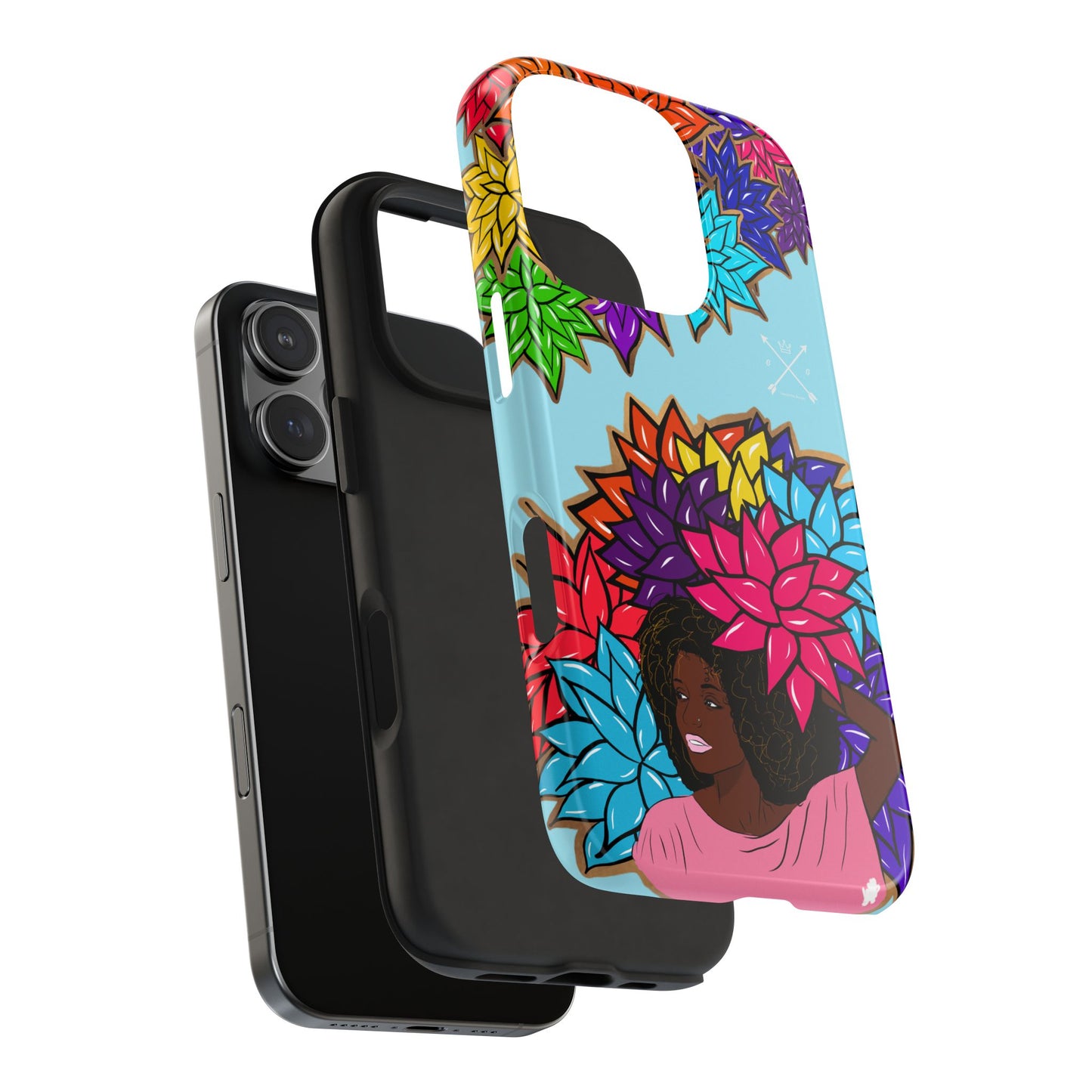 Beauty with Flowers - Tough Phone Cases