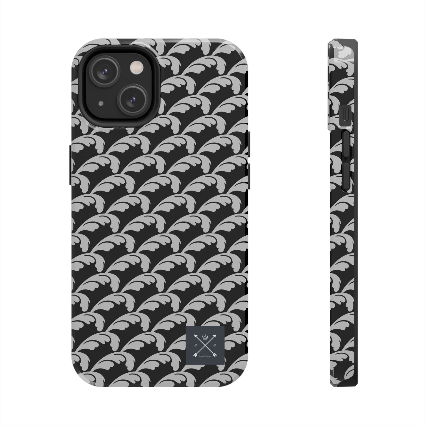 Beautiful Beloved One Flourish (silver/black) - Tough Phone Cases