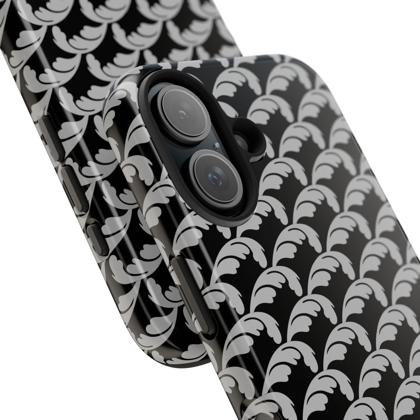 Beautiful Beloved One Flourish (silver/black) - Tough Phone Cases