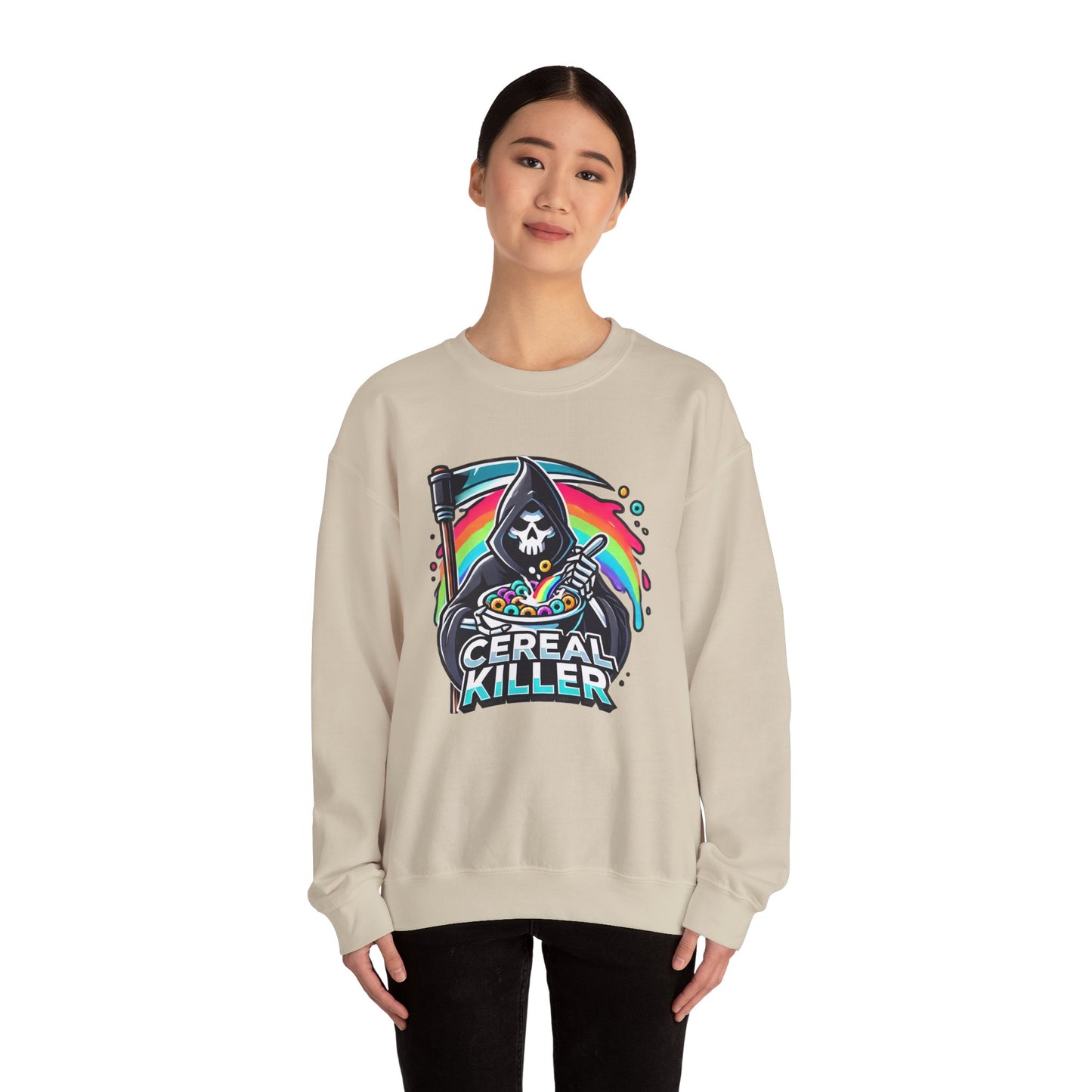 Cereal Killer Grim Design - Unisex Sweatshirt