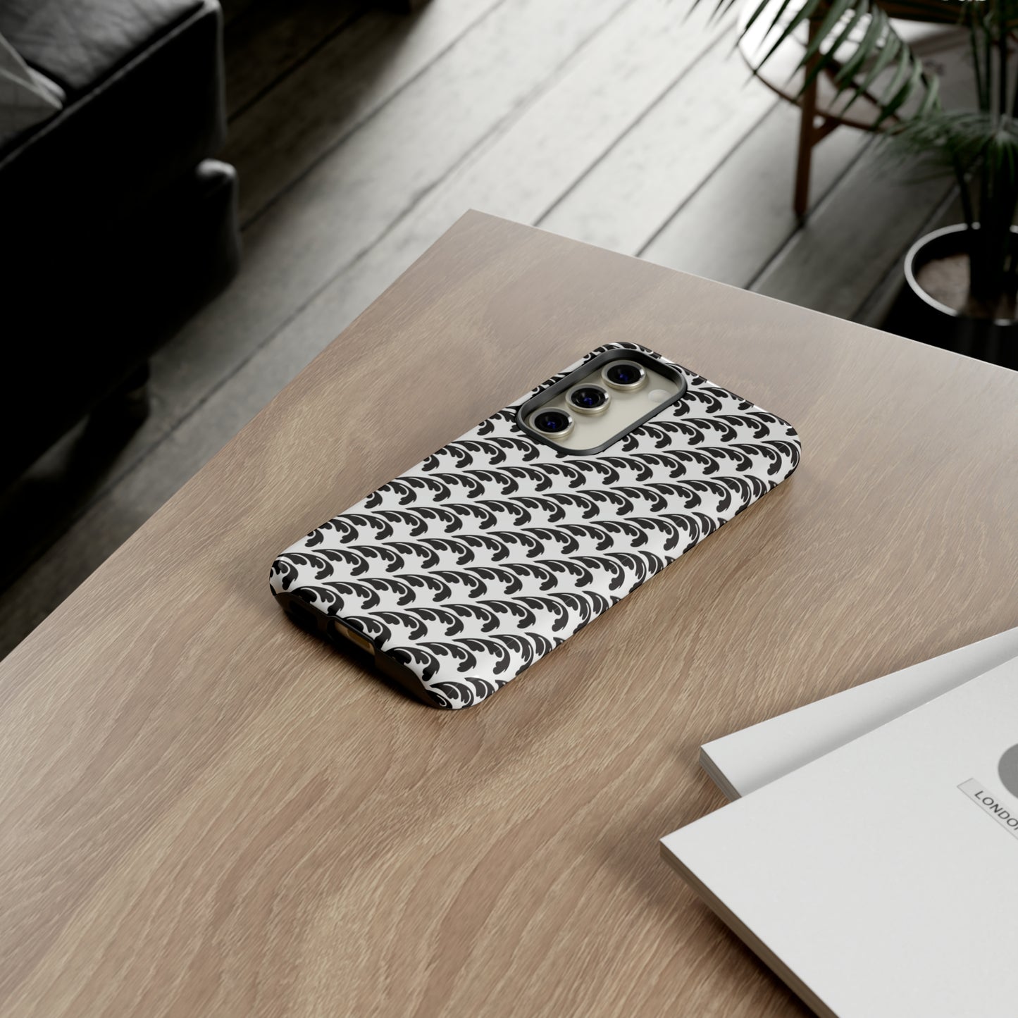 Beautiful Beloved One Flourish (black/white) - Tough Phone Cases