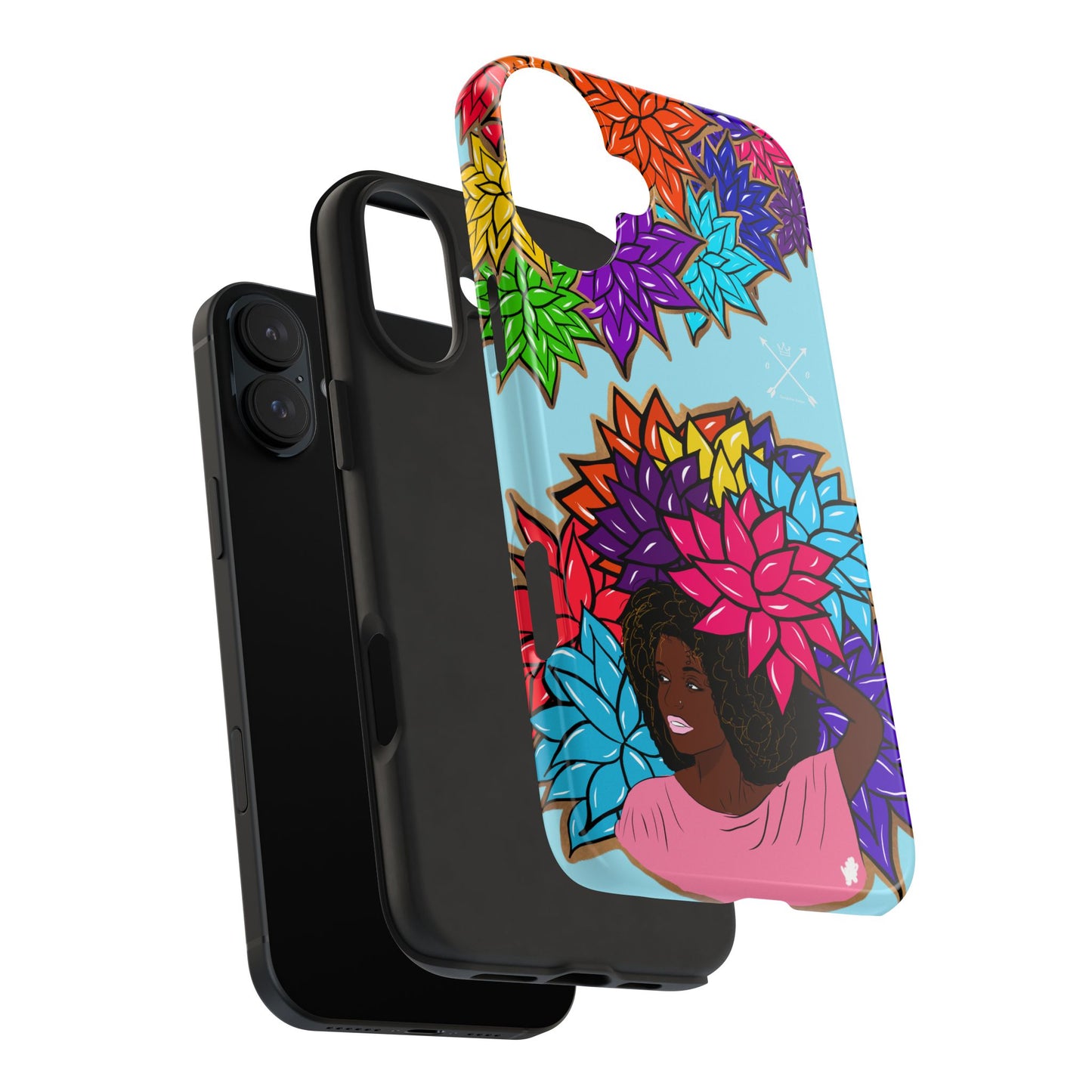 Beauty with Flowers - Tough Phone Cases