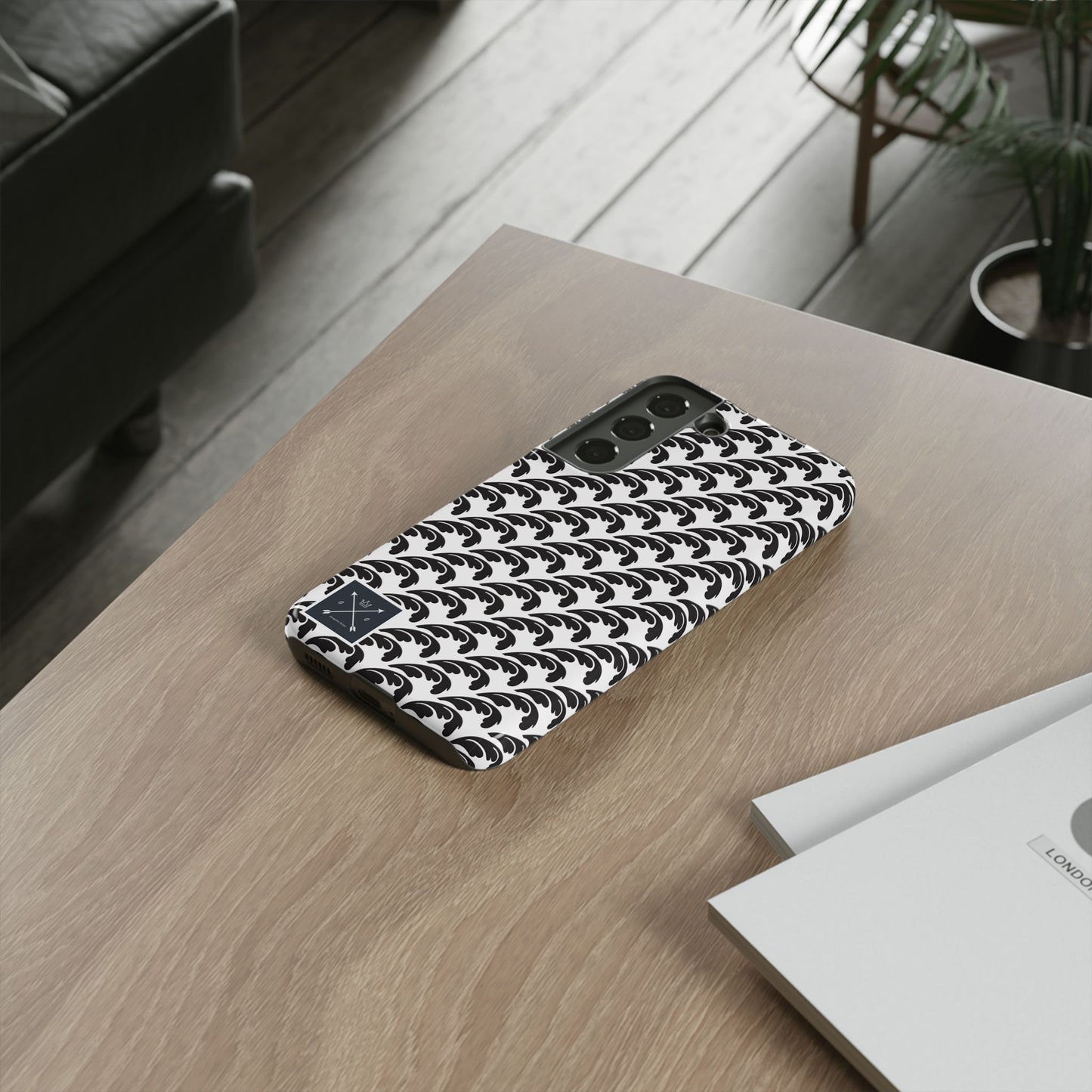 Beautiful Beloved One Flourish (black/white) - Tough Phone Cases