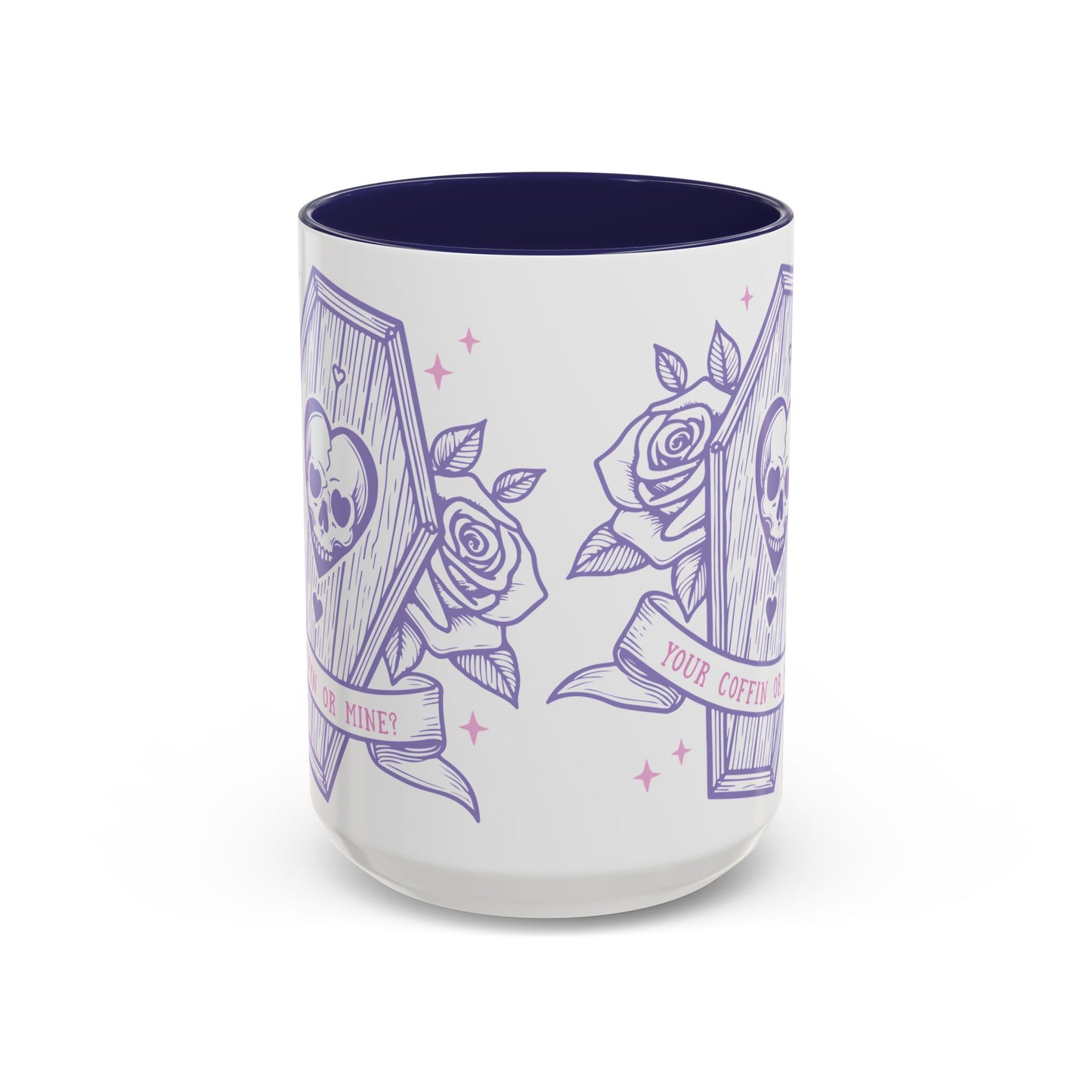 Your Coffin or Mine? - Accent Coffee Mug (11, 15oz)