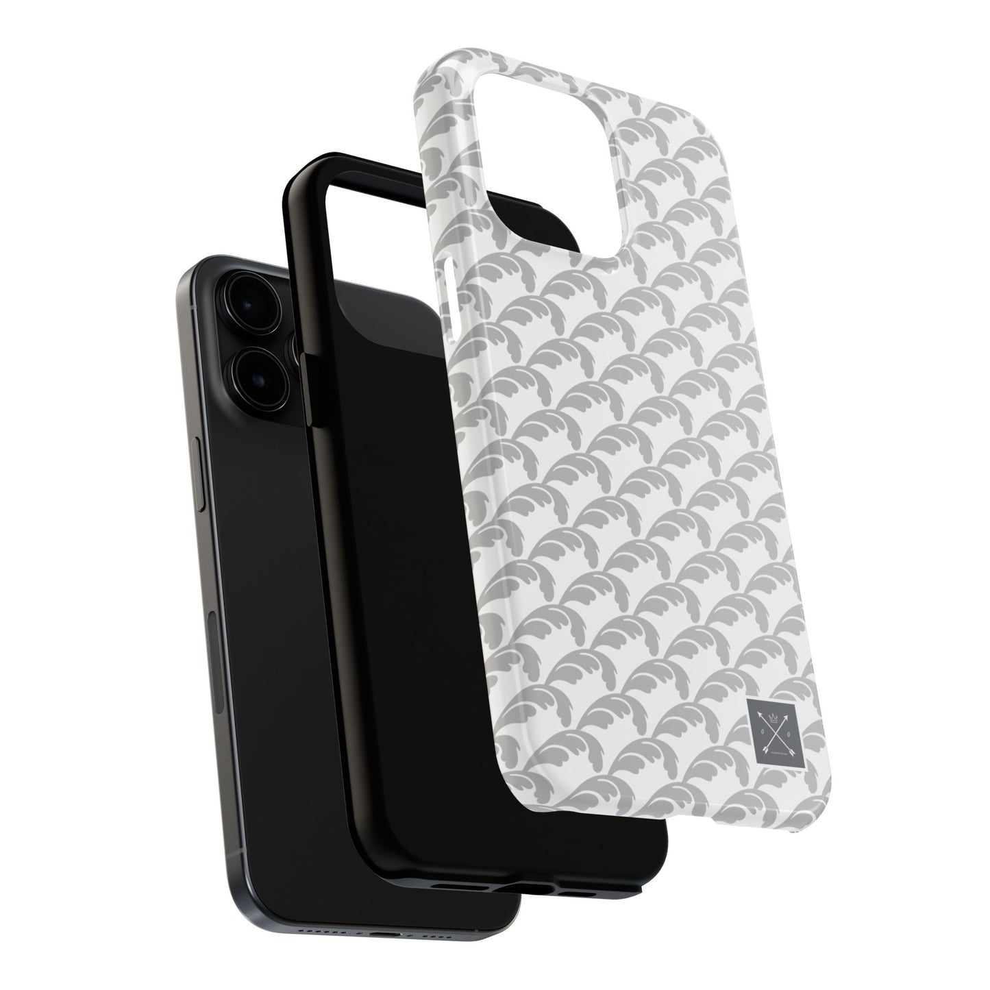 Beautiful Beloved Flourish (white/silver) - Tough Phone Cases