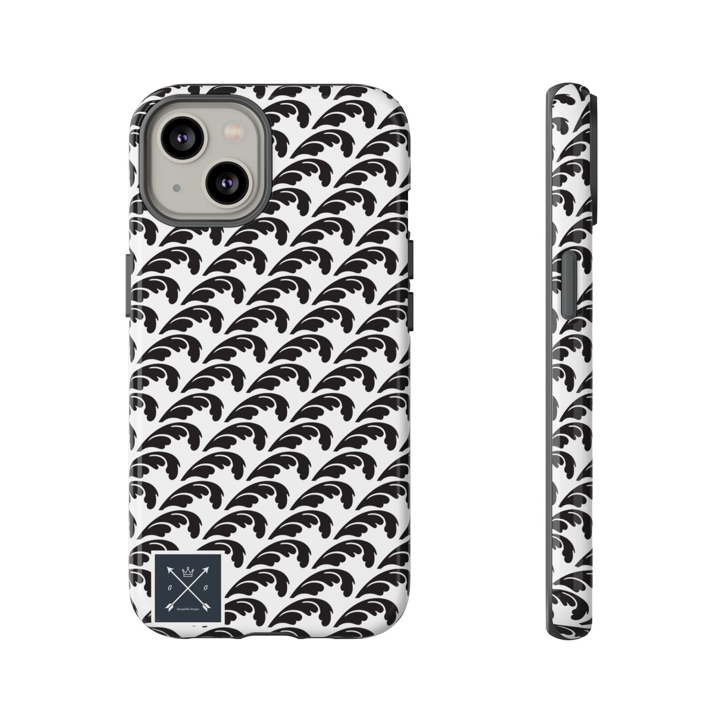 Beautiful Beloved One Flourish (black/white) - Tough Phone Cases