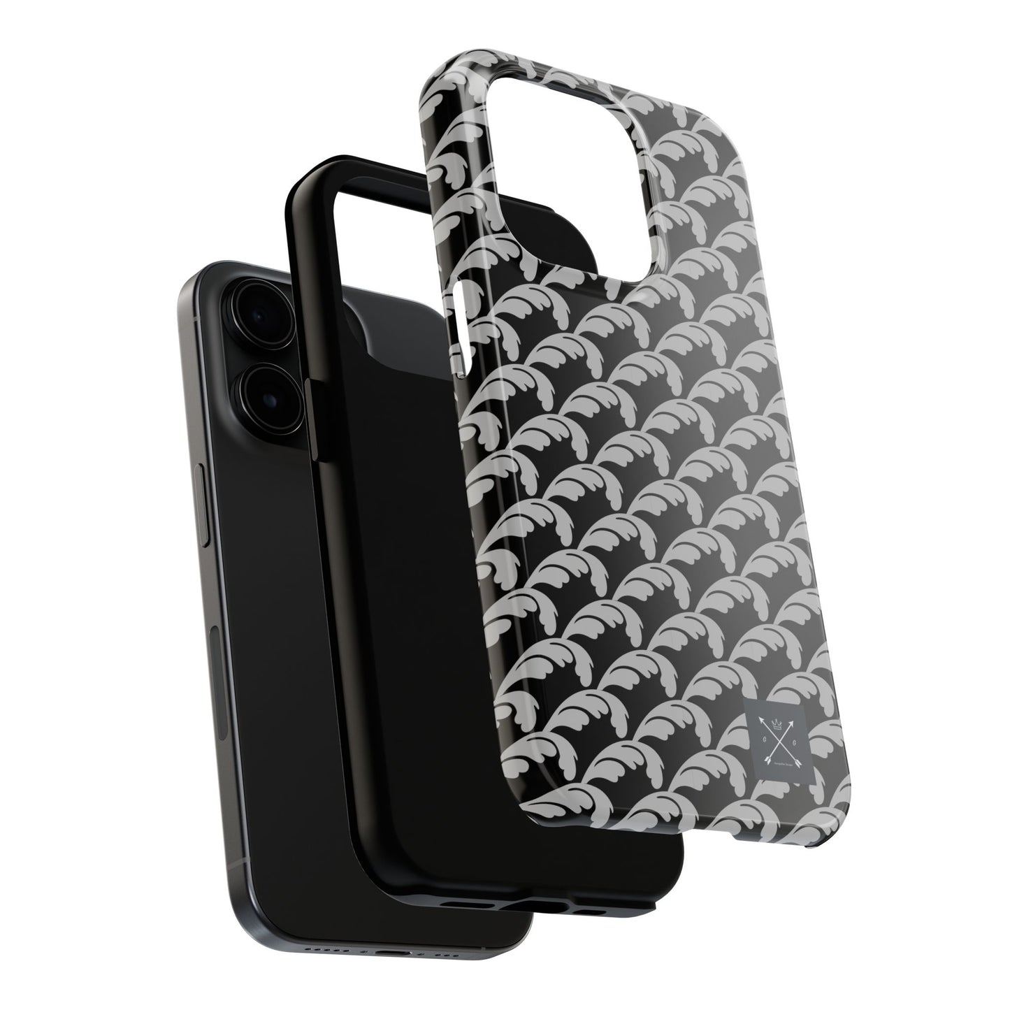 Beautiful Beloved One Flourish (silver/black) - Tough Phone Cases