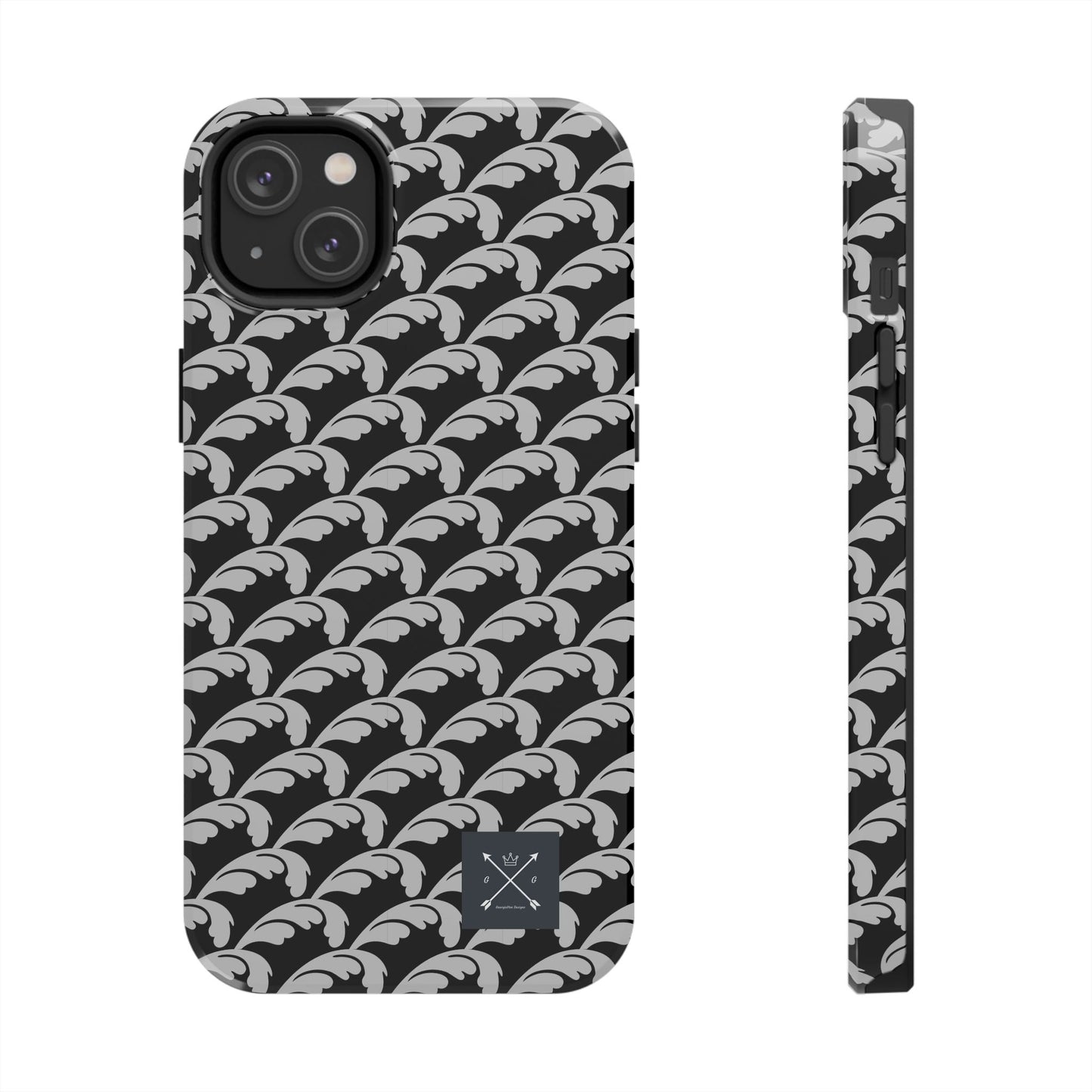 Beautiful Beloved One Flourish (silver/black) - Tough Phone Cases