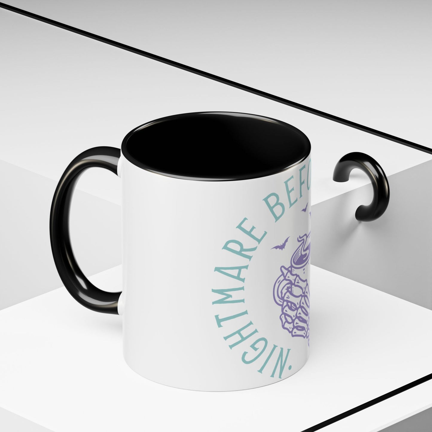 Nightmare Before Coffee - Accent Coffee Mug (11, 15oz)