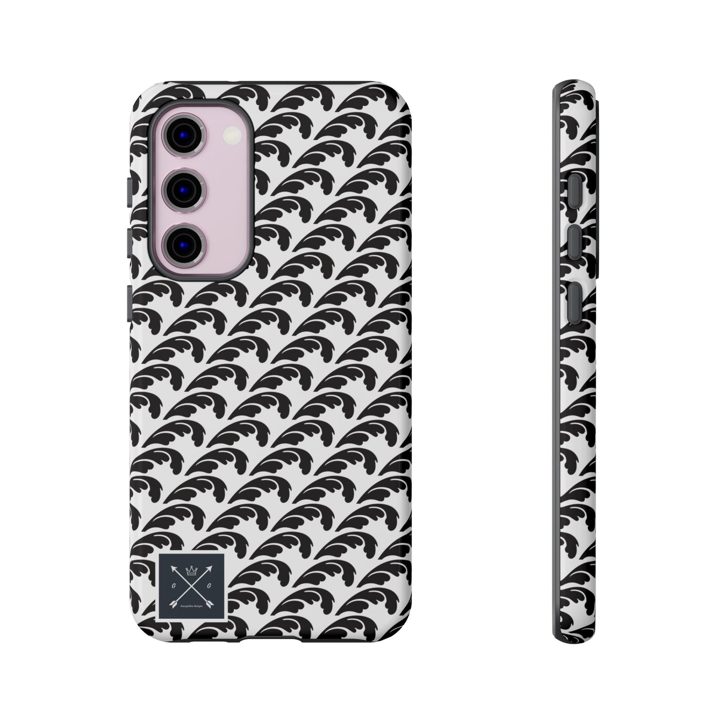 Beautiful Beloved One Flourish (black/white) - Tough Phone Cases