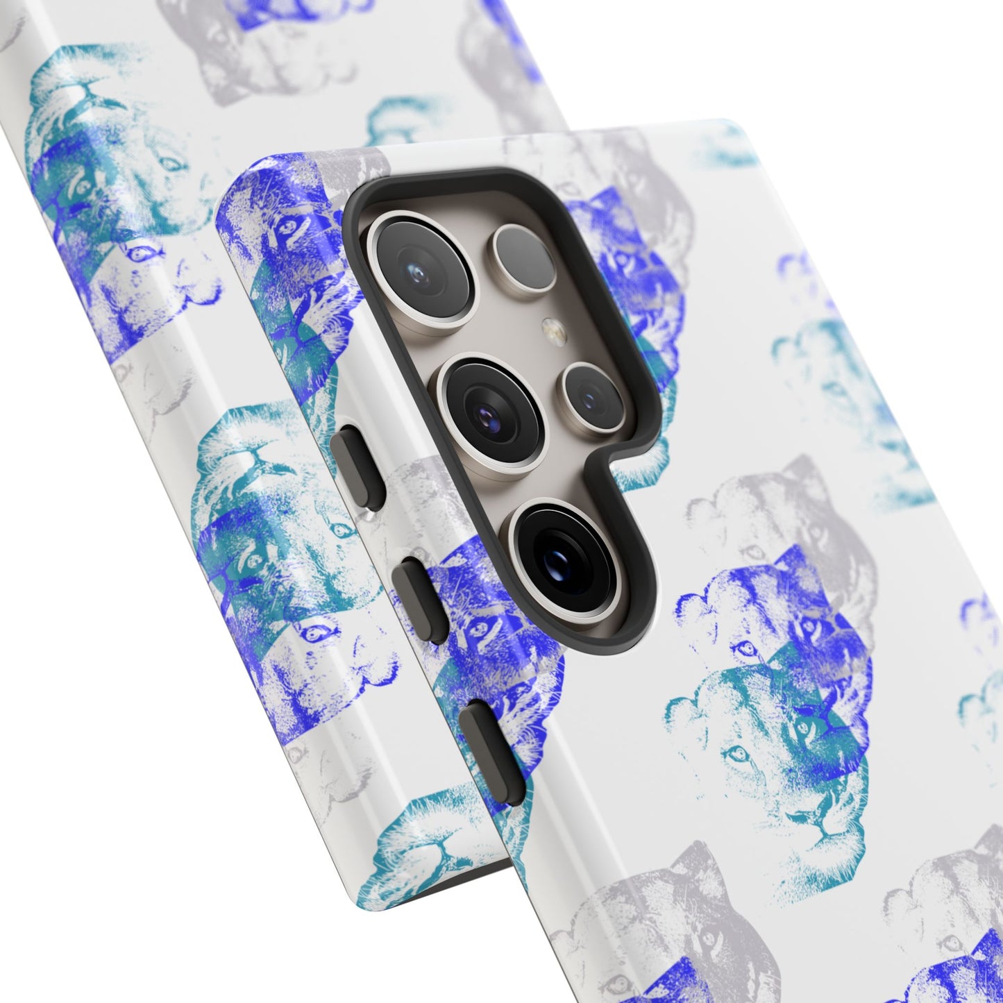 Lioness Arising (white/pattern) - Tough Phone Cases