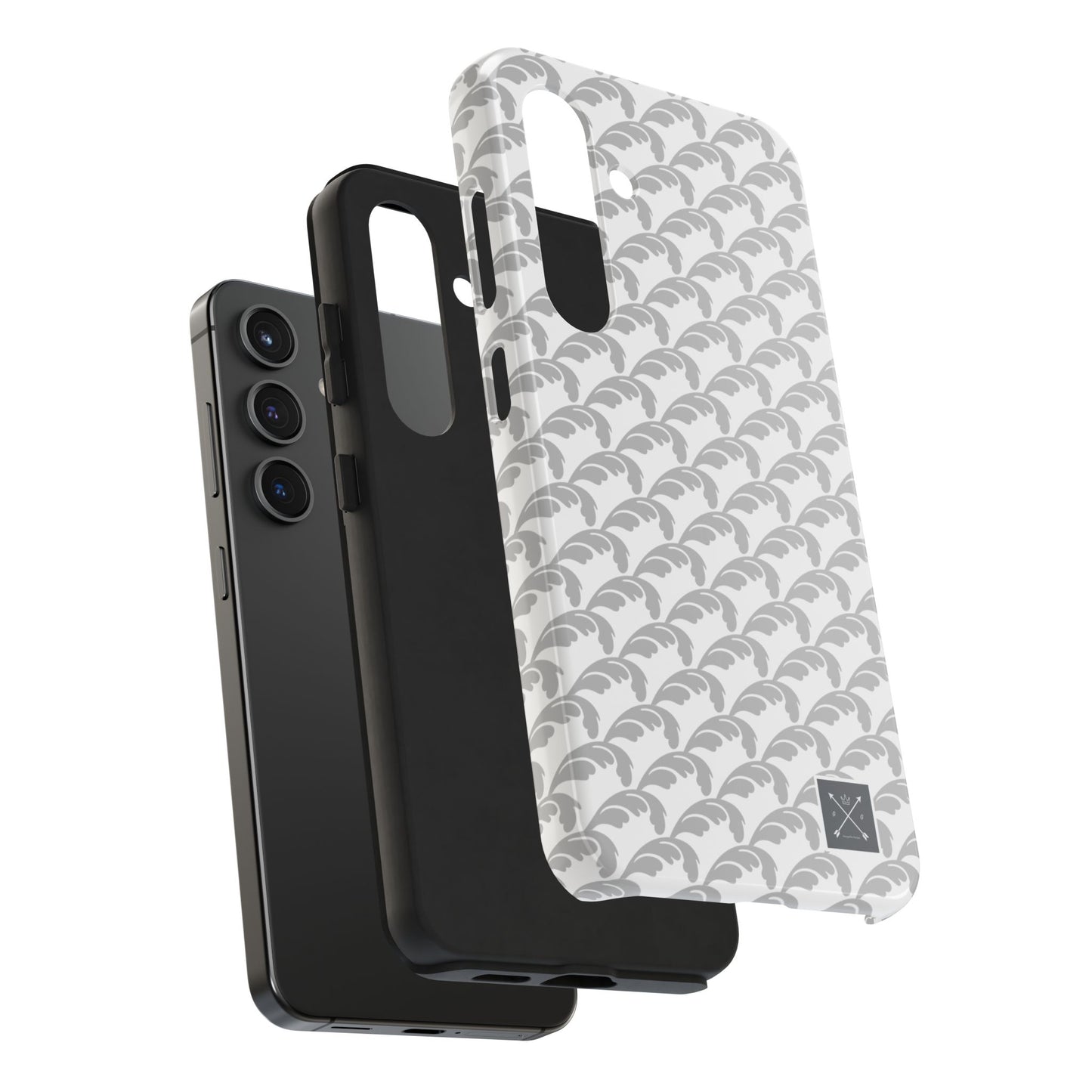 Beautiful Beloved Flourish (white/silver) - Tough Phone Cases