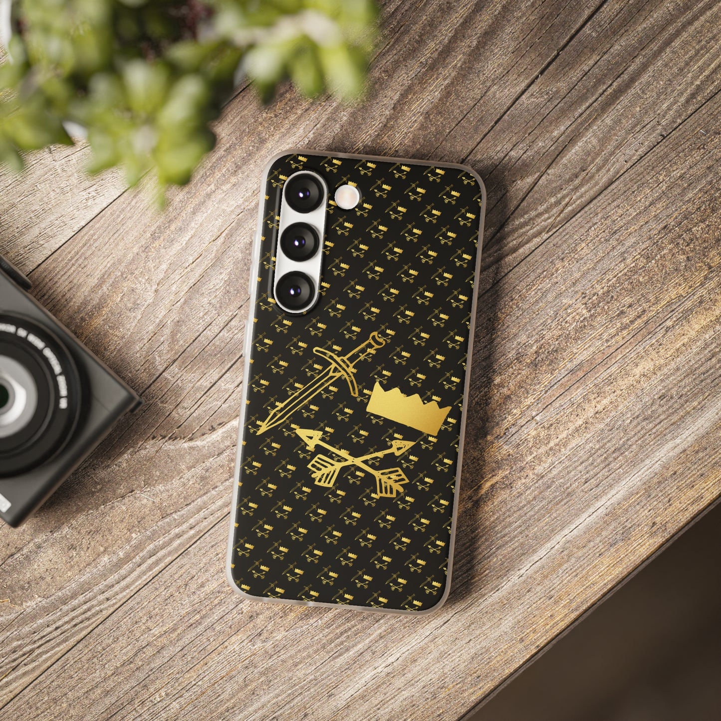 Gold and Bold Warrior - Flexi  Phone Cases