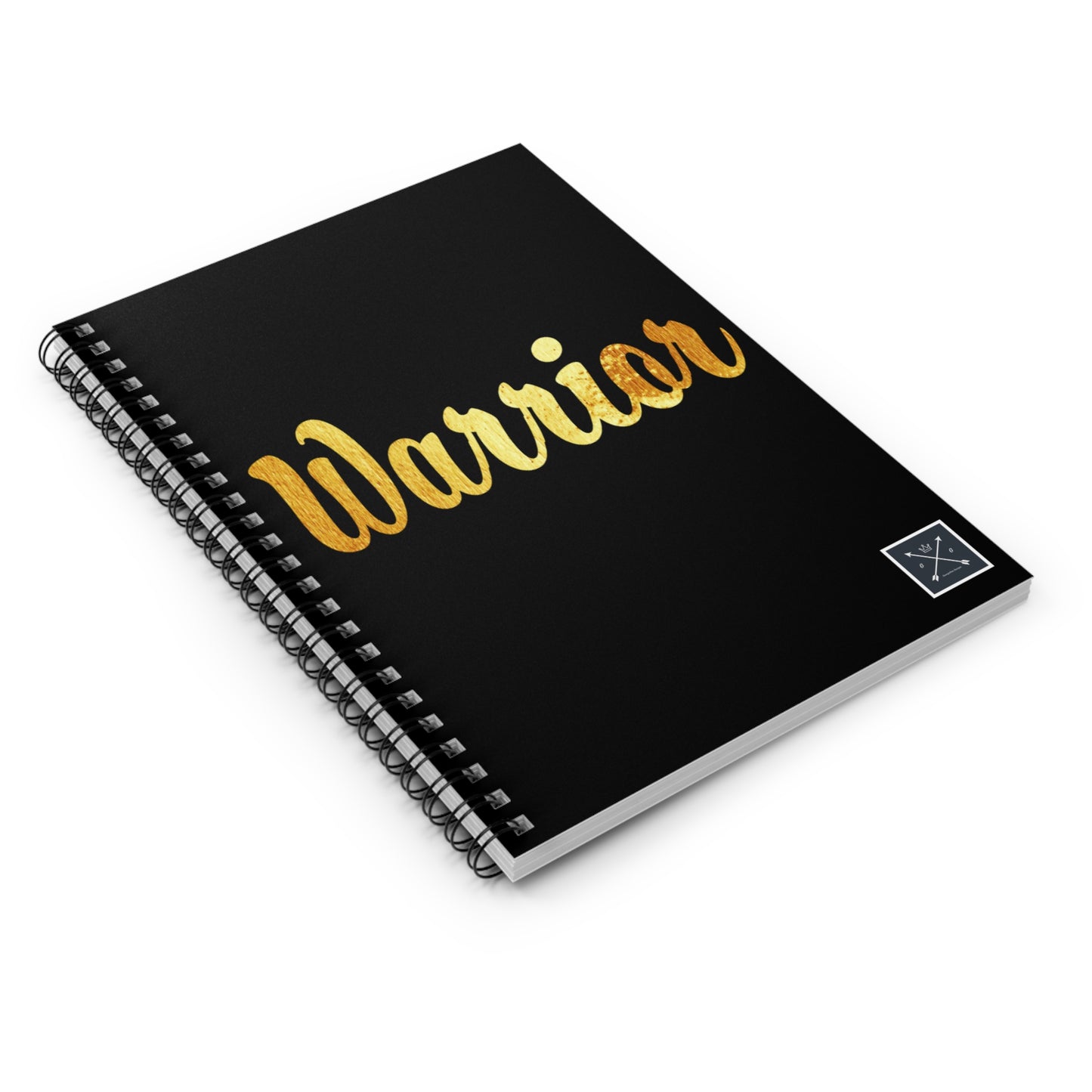 Gold and Bold Warrior - Spiral Notebook - Ruled Line