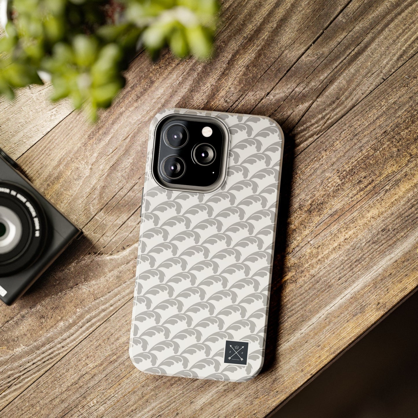 Beautiful Beloved Flourish (white/silver) - Tough Phone Cases