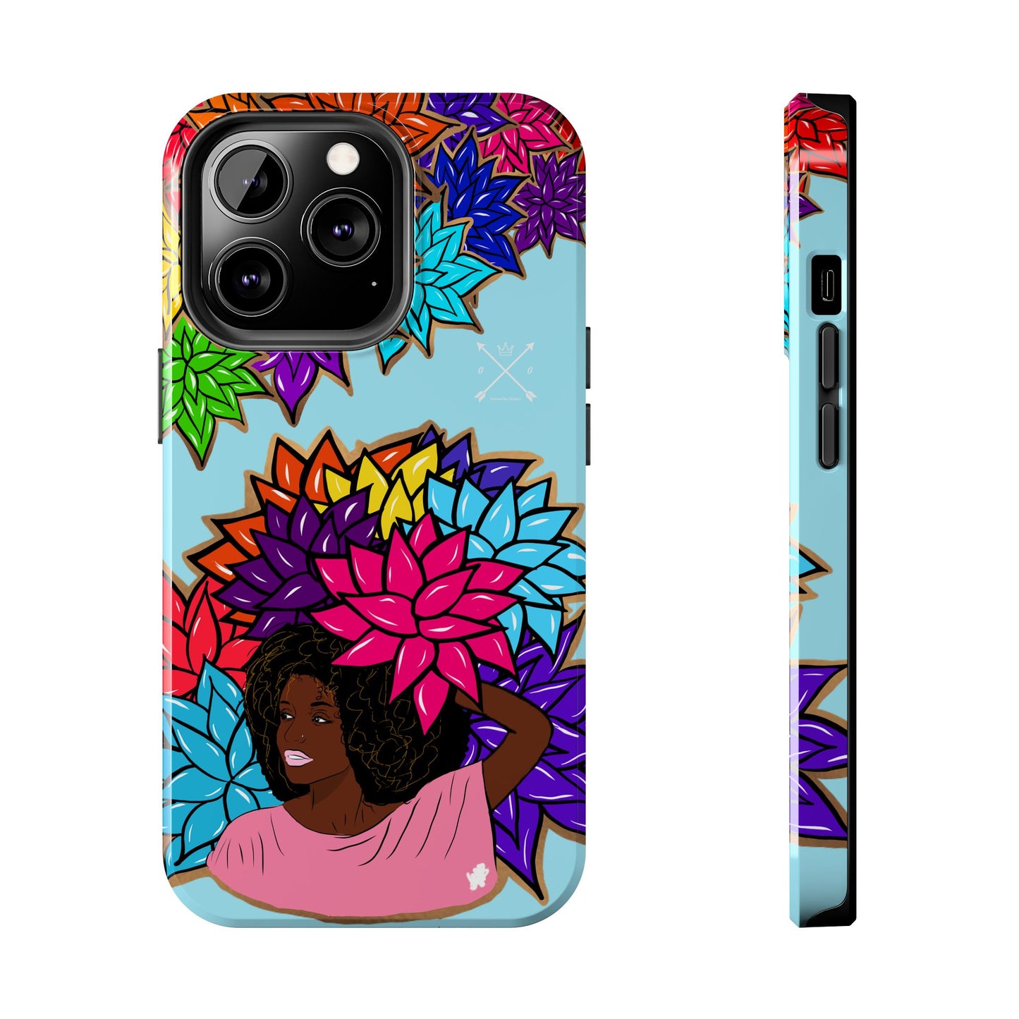Beauty with Flowers - Tough Phone Cases