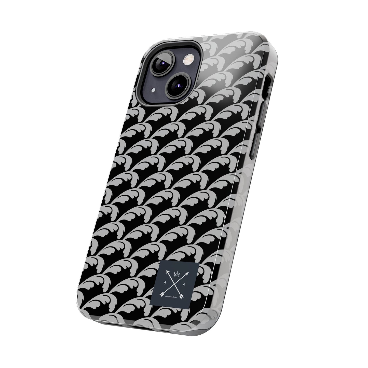Beautiful Beloved One Flourish (silver/black) - Tough Phone Cases