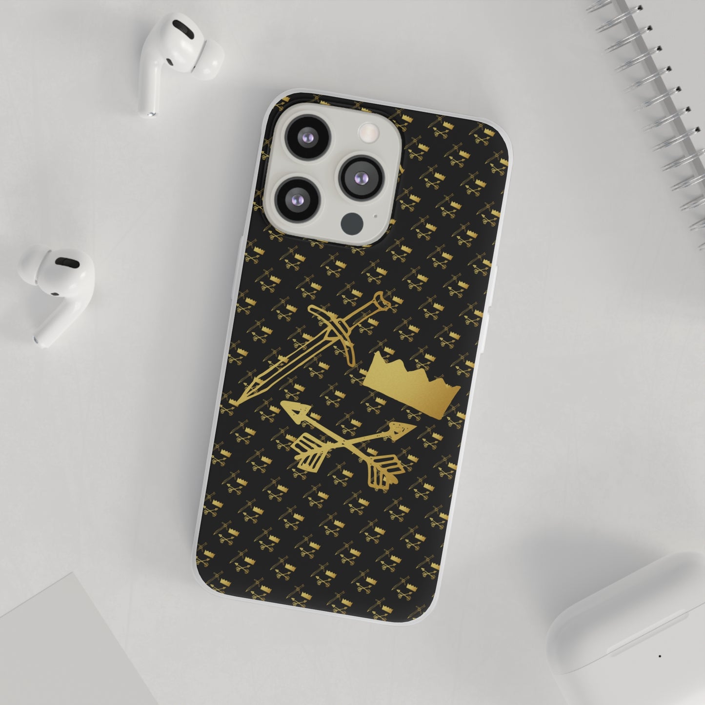 Gold and Bold Warrior - Flexi  Phone Cases