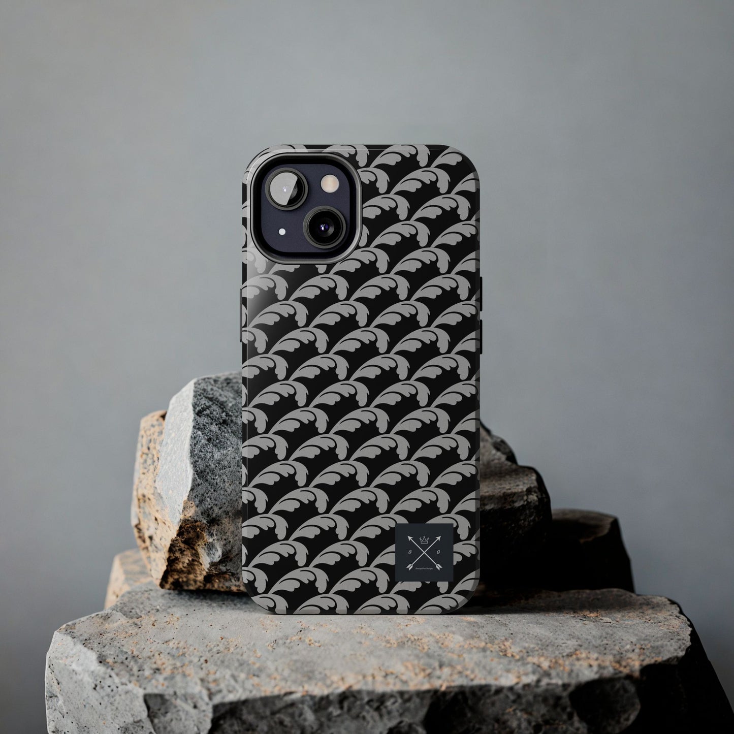 Beautiful Beloved One Flourish (silver/black) - Tough Phone Cases