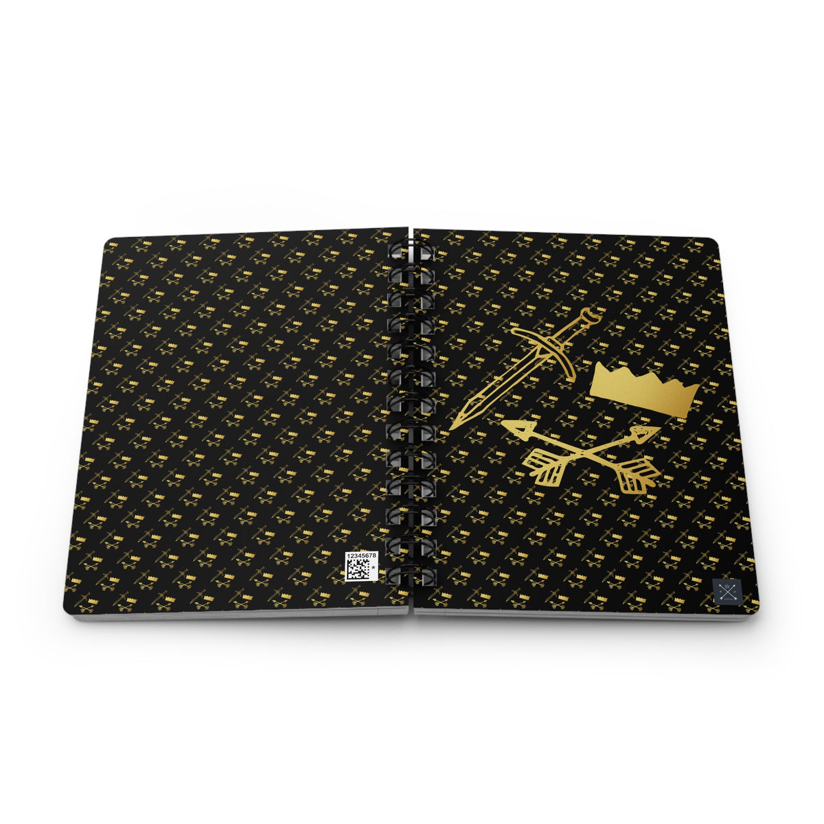 Gold and Bold Warrior - Spiral Notebook - Ruled Line