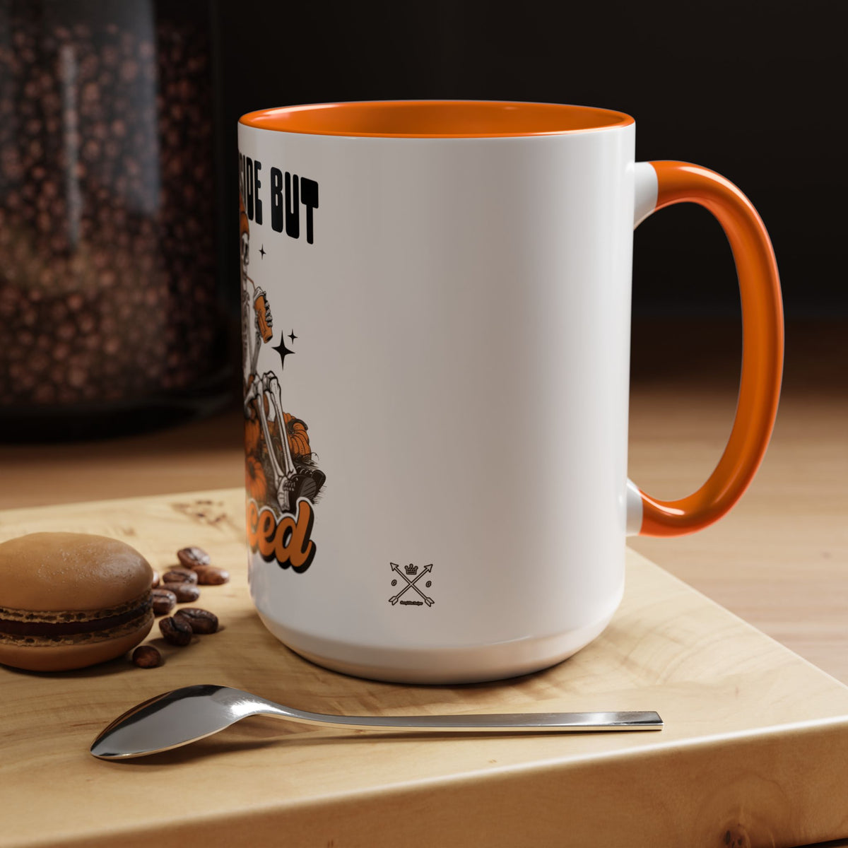 Dead Inside But Spiced - Accent Coffee Mug (11, 15oz)