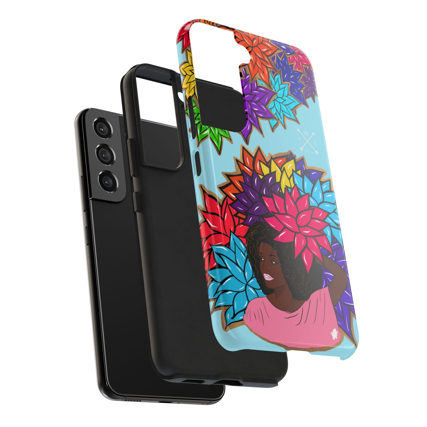 Beauty with Flowers - Tough Phone Cases