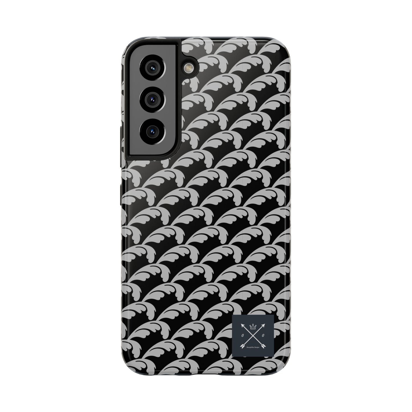 Beautiful Beloved One Flourish (silver/black) - Tough Phone Cases