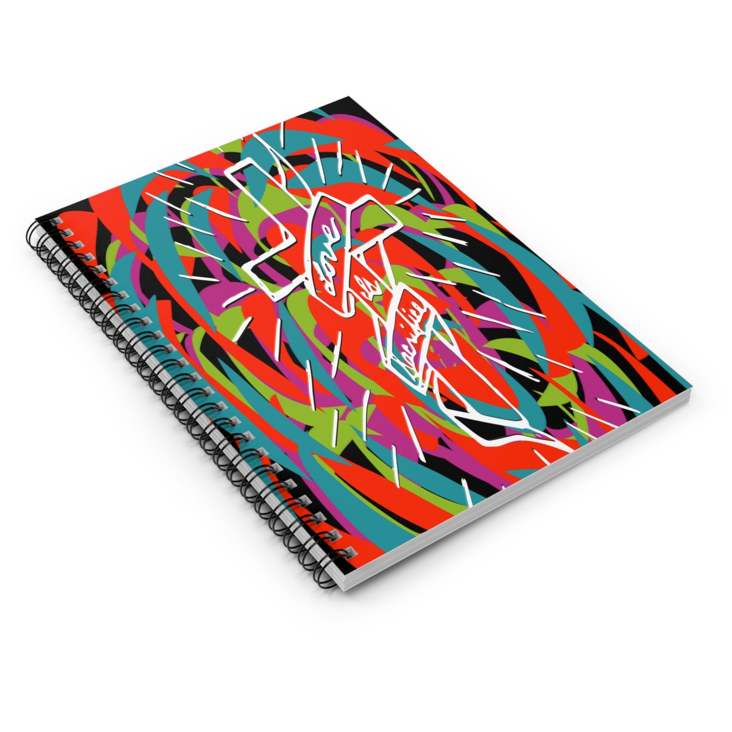 Love is Sacrifice - Spiral Notebook - Ruled Line