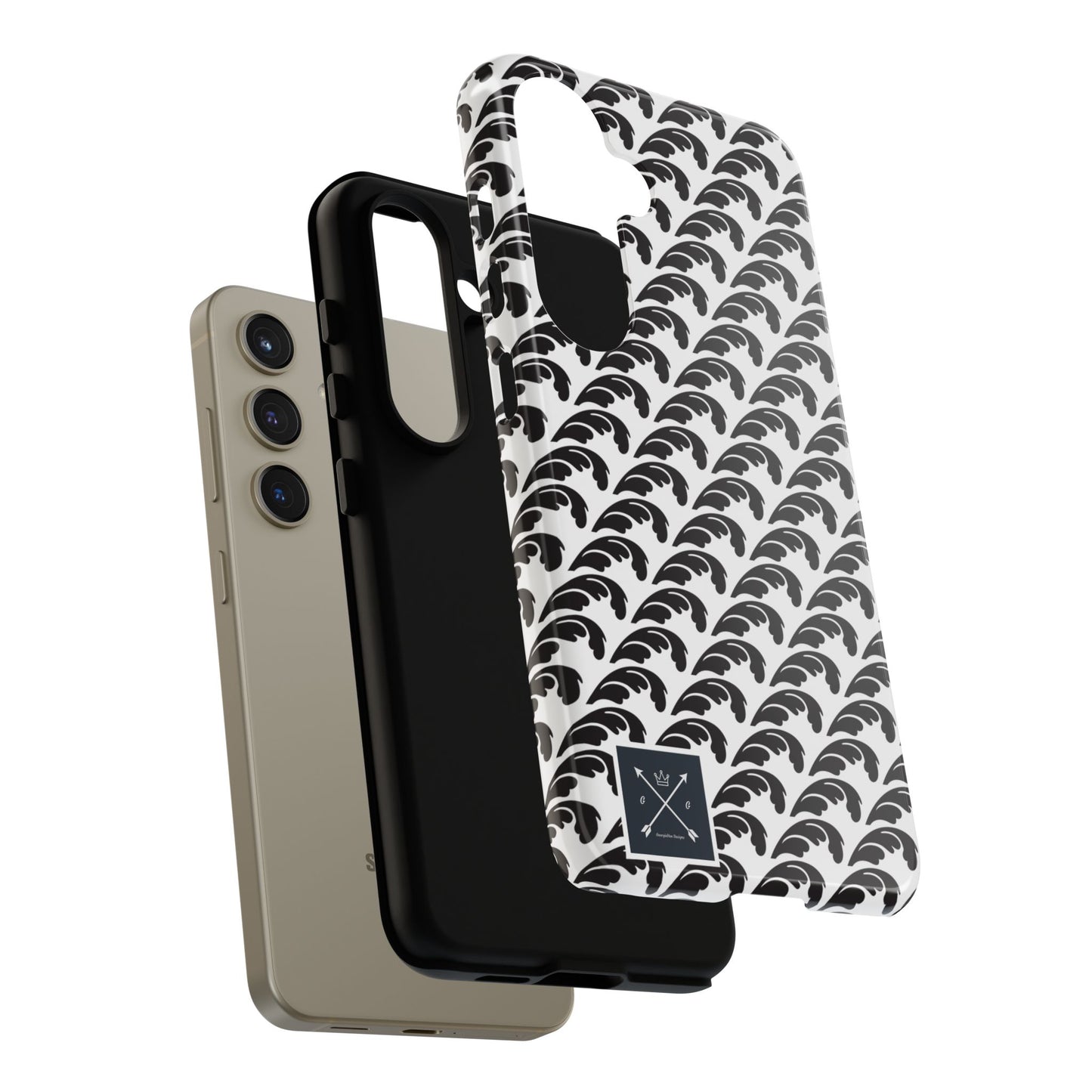 Beautiful Beloved One Flourish (black/white) - Tough Phone Cases