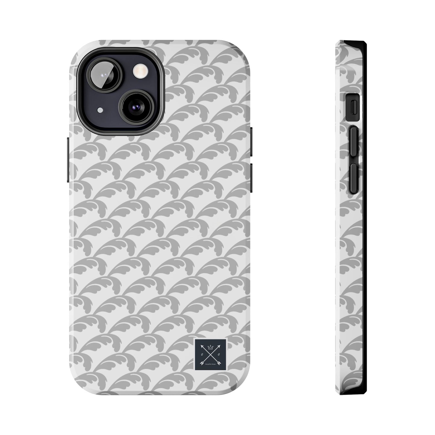 Beautiful Beloved Flourish (white/silver) - Tough Phone Cases