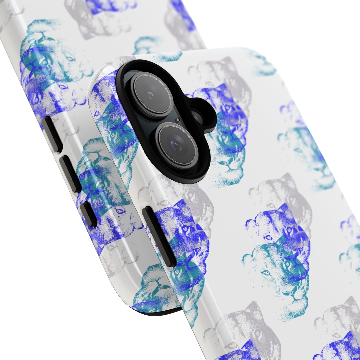 Lioness Arising (white/pattern) - Tough Phone Cases