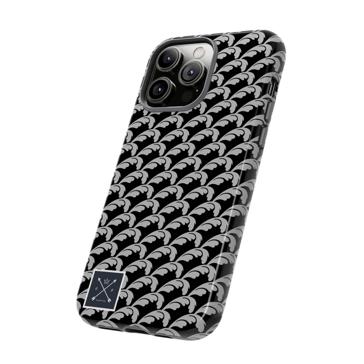 Beautiful Beloved One Flourish (black/silver) - Tough Phone Cases